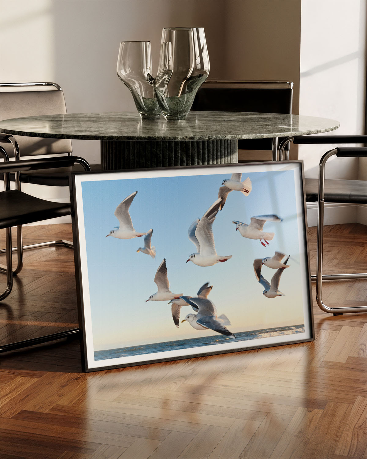 Flying Poster – FineArt Wandbild, moderne Kunst & Fine Art Print von Spawnd, handgefertigt & Made in Germany