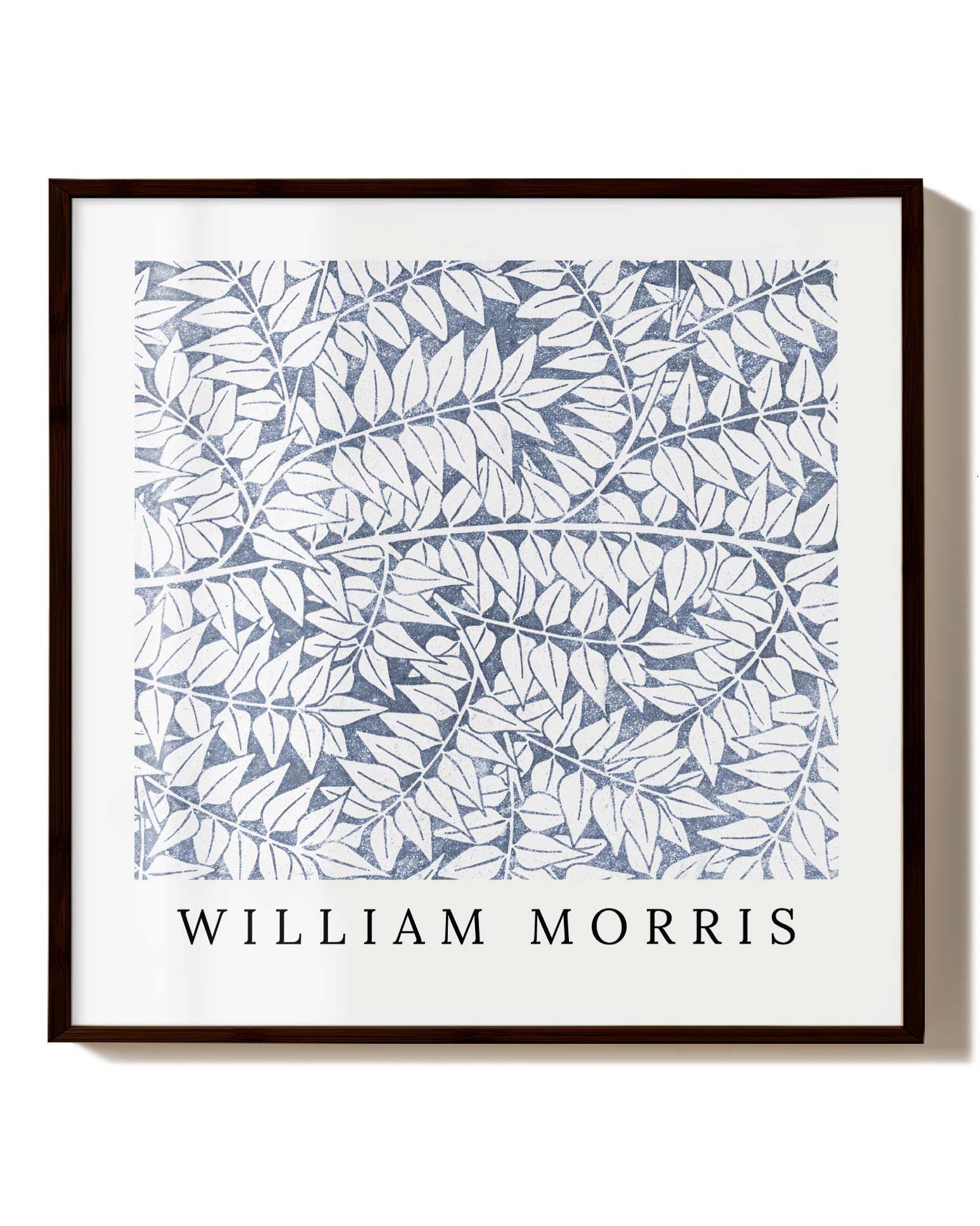 Frosted Ferns Poster – FineArt Wandbild, moderne Kunst & Fine Art Print von Spawnd, handgefertigt & Made in Germany