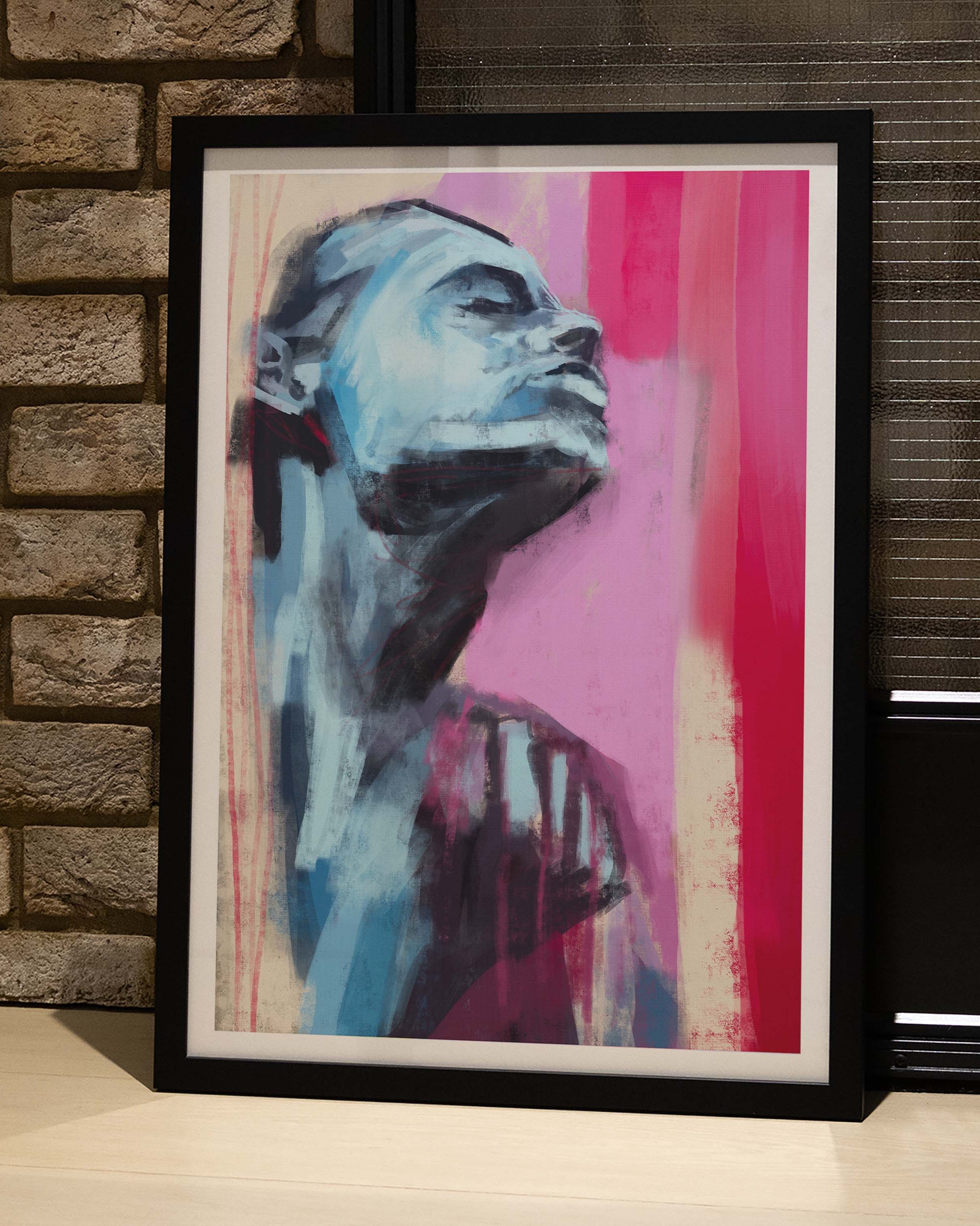 Frozen Heart Poster im Wohnzimmer – Fine Art Print – Spawnd