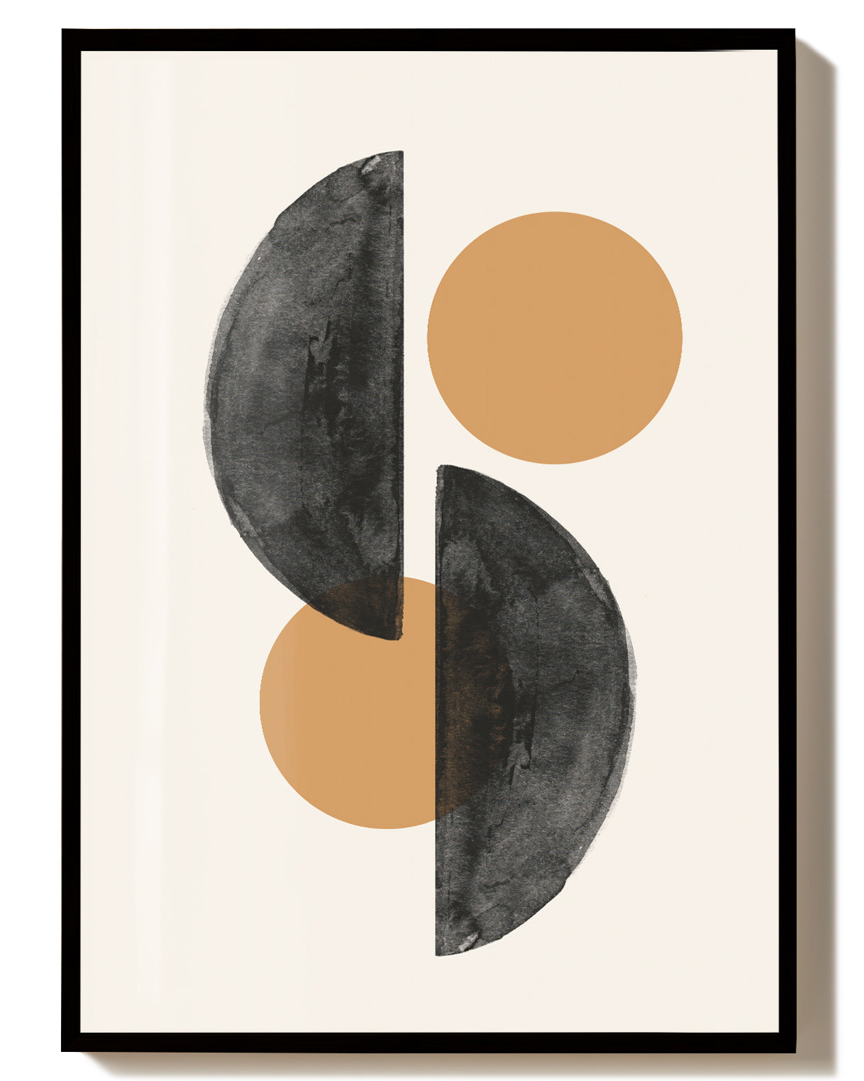 Geometrisches Sonne Poster – Geometric Sun Balance Poster – FineArt Wandbild, moderne Kunst & Fine Art Print von Spawnd, handgefertigt & Made in Germany