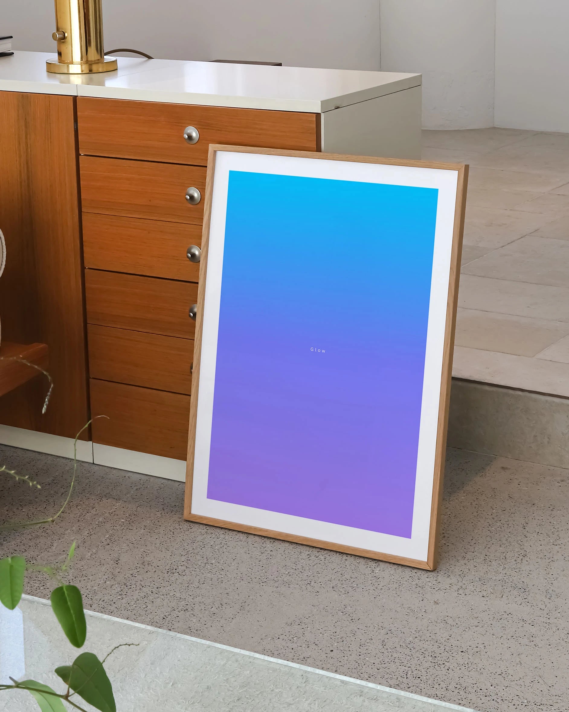 Glow Poster – FineArt Wandbild, moderne Kunst & Fine Art Print von Spawnd, handgefertigt & Made in Germany