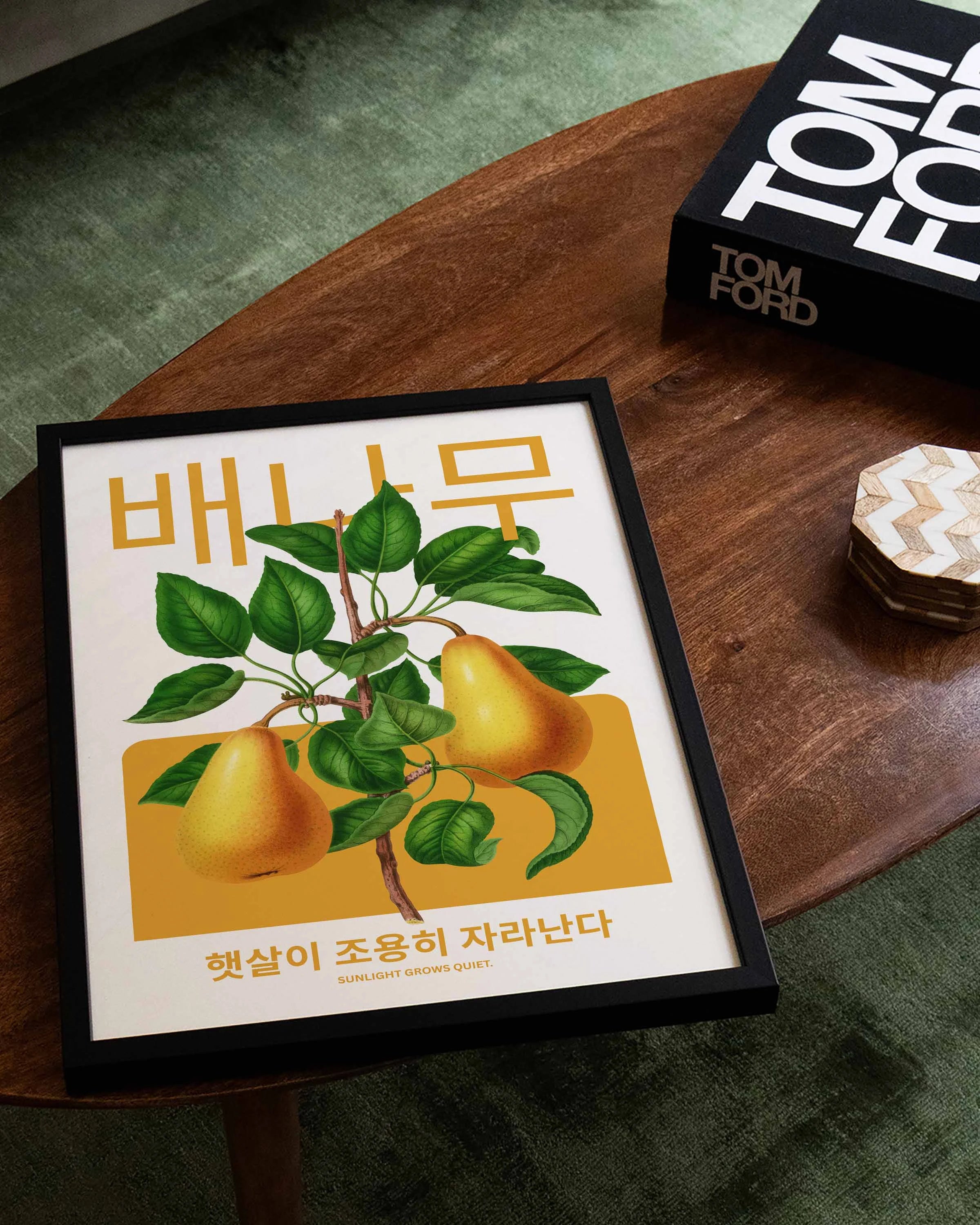 Golden Calm Poster – FineArt Wandbild, moderne Kunst & Fine Art Print von Spawnd, handgefertigt & Made in Germany