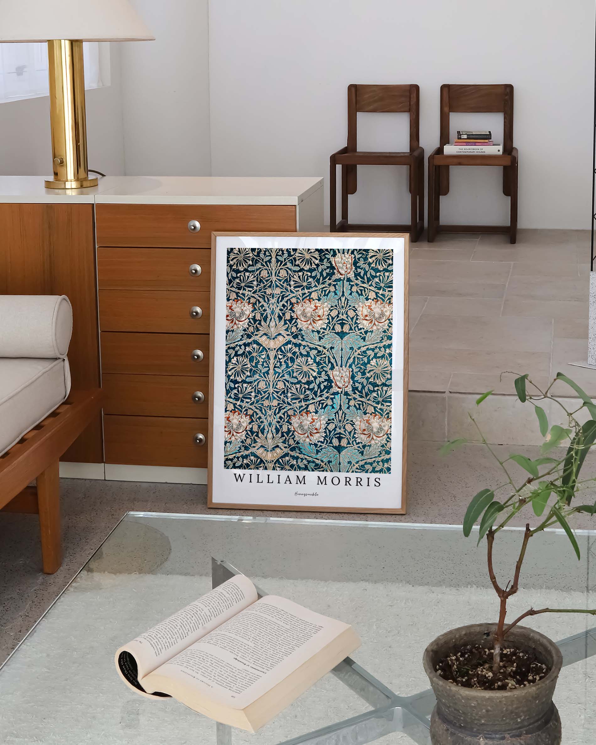 Honeysuckle Poster – FineArt Wandbild, moderne Kunst & Fine Art Print von Spawnd, handgefertigt & Made in Germany