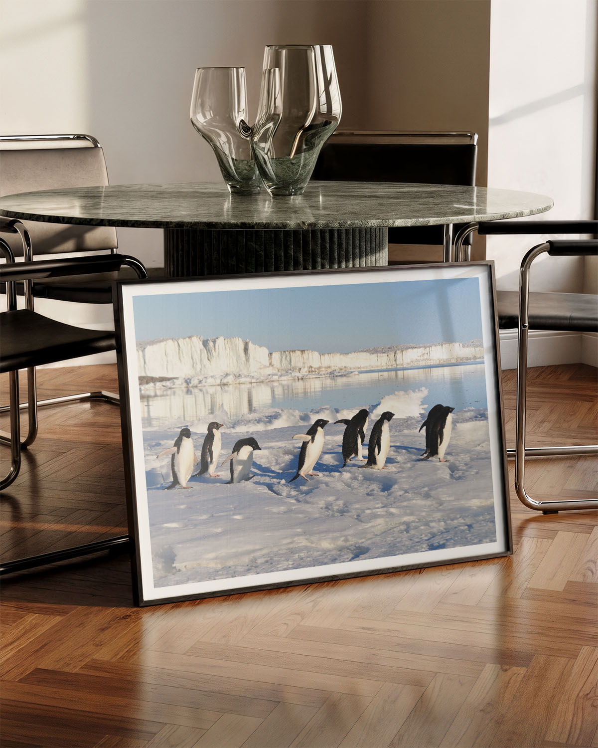 Ice Poster – FineArt Wandbild, moderne Kunst & Fine Art Print von Spawnd, handgefertigt & Made in Germany