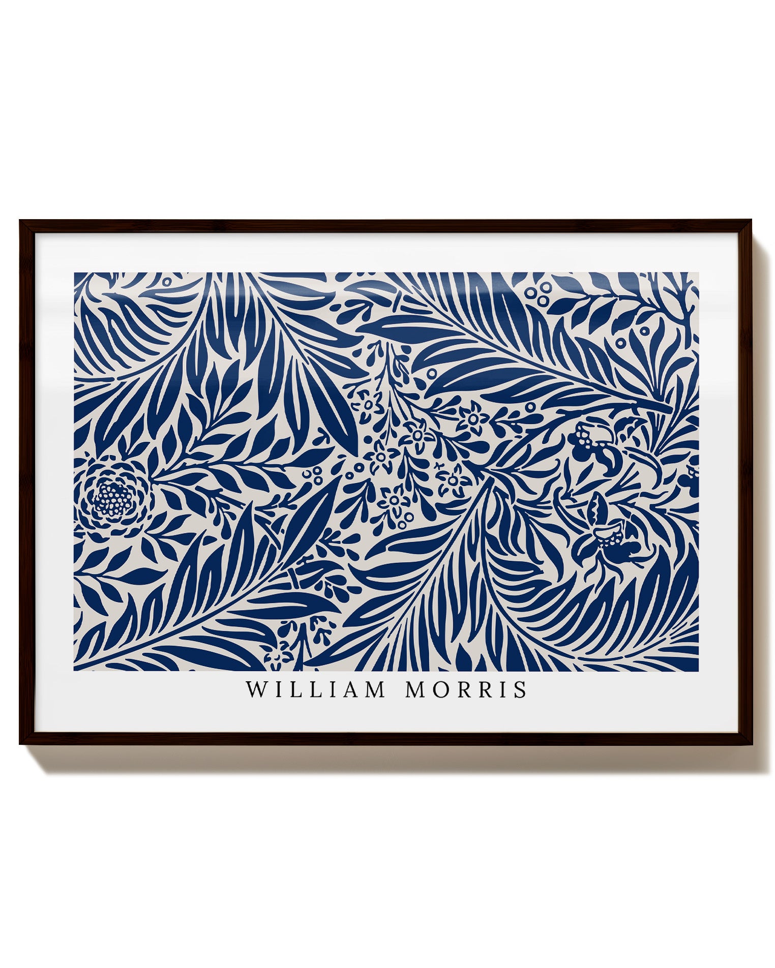 Indigo Garden Poster – FineArt Wandbild, moderne Kunst & Fine Art Print von Spawnd, handgefertigt & Made in Germany