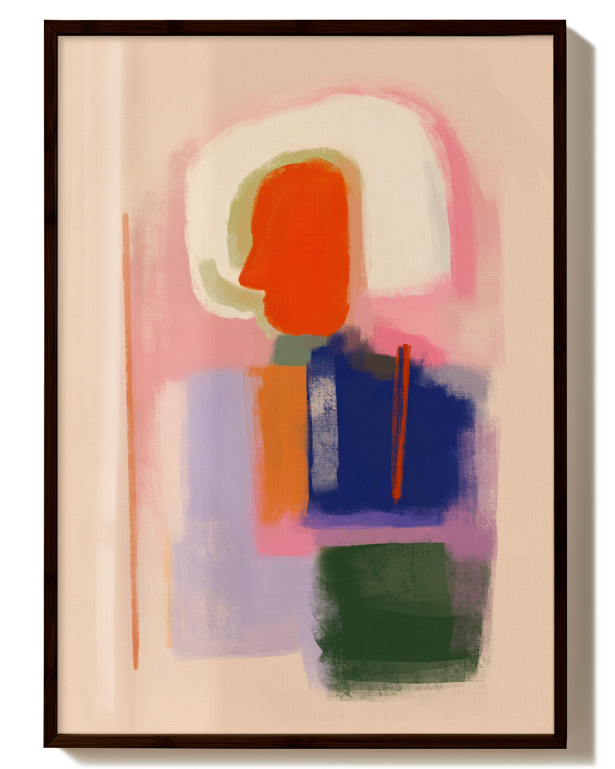 Inner Map Poster – FineArt Wandbild, moderne Kunst & Fine Art Print von Spawnd, handgefertigt & Made in Germany