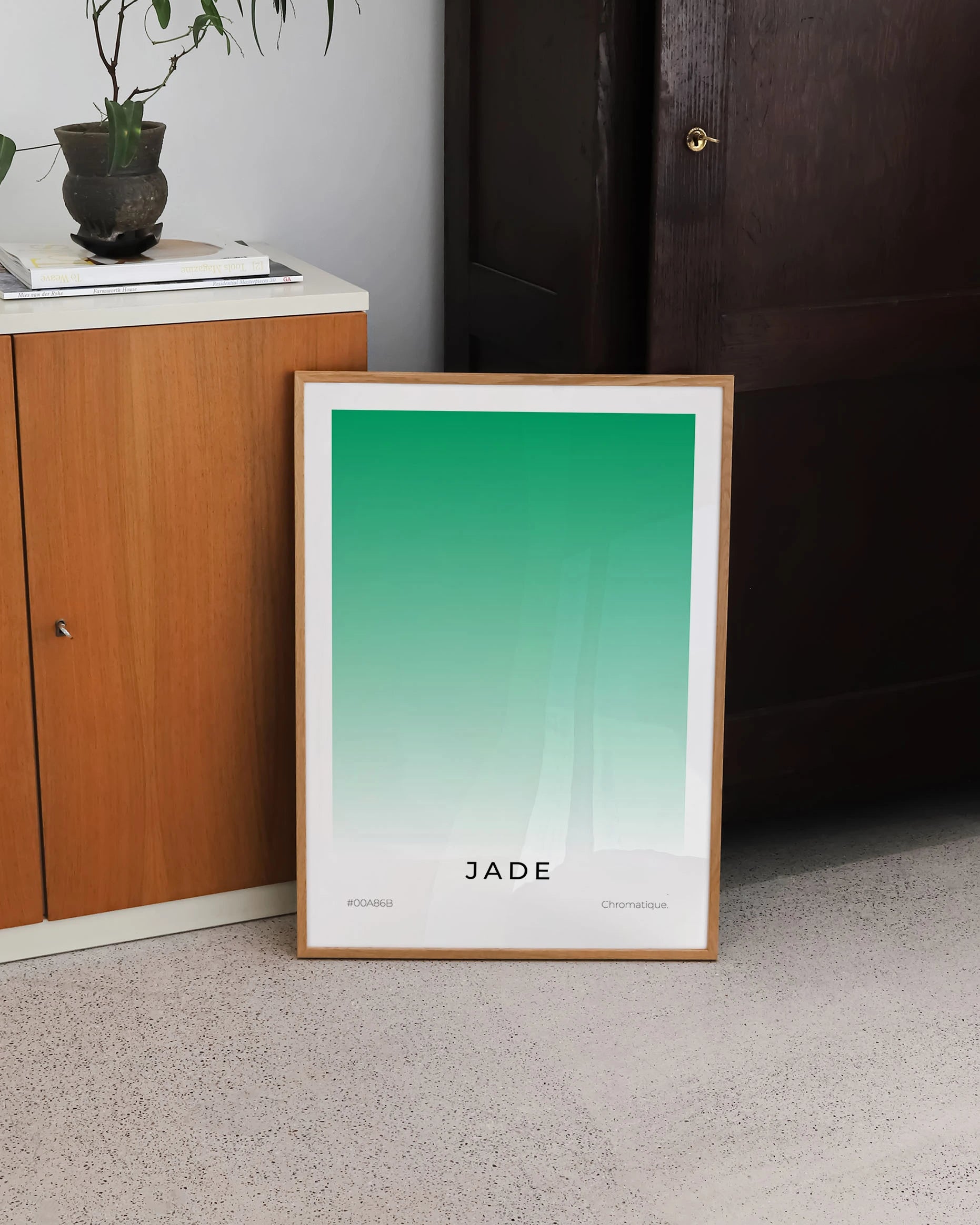 Jade Poster – FineArt Wandbild, moderne Kunst & Fine Art Print von Spawnd, handgefertigt & Made in Germany