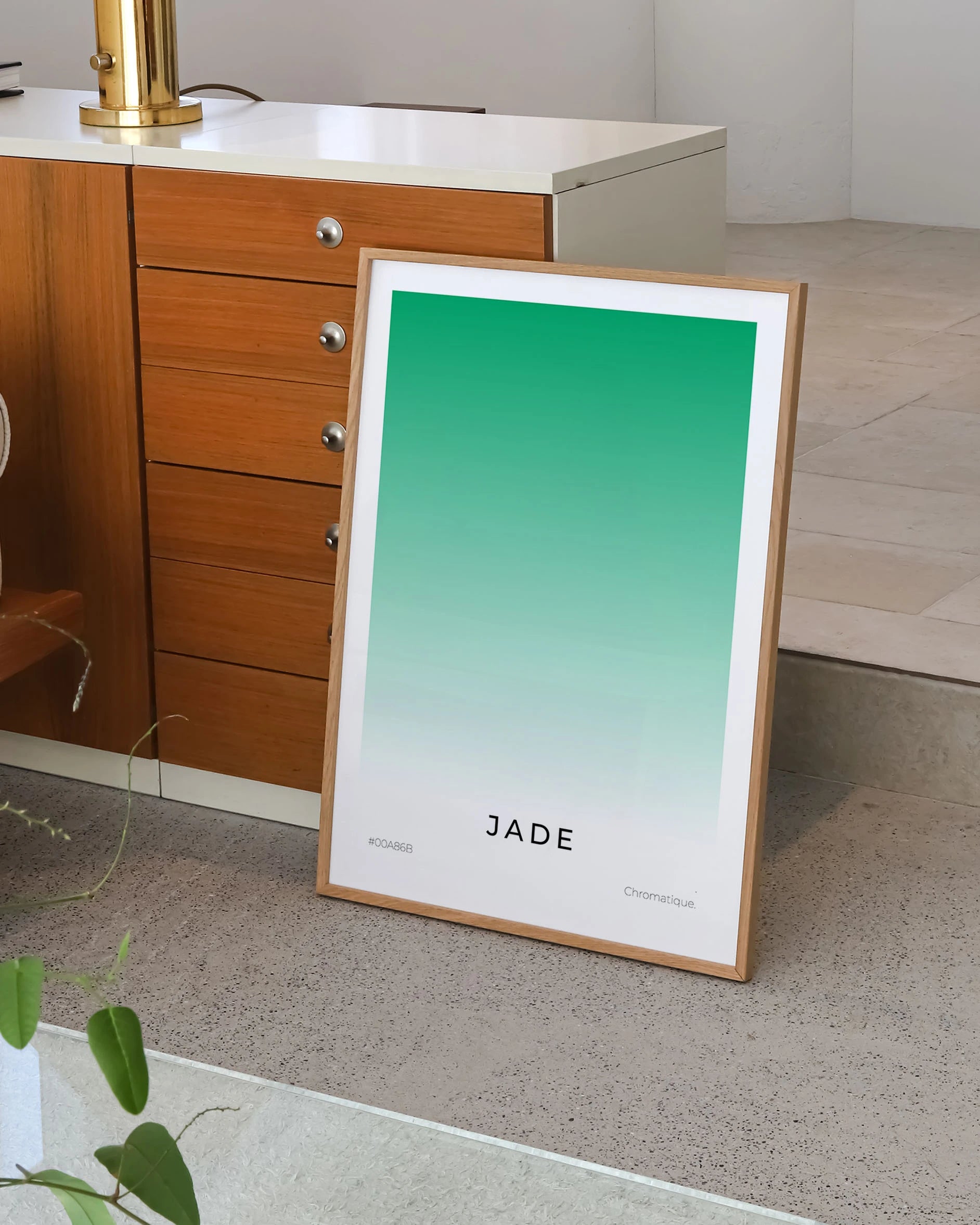 Jade Poster – FineArt Wandbild, moderne Kunst & Fine Art Print von Spawnd, handgefertigt & Made in Germany