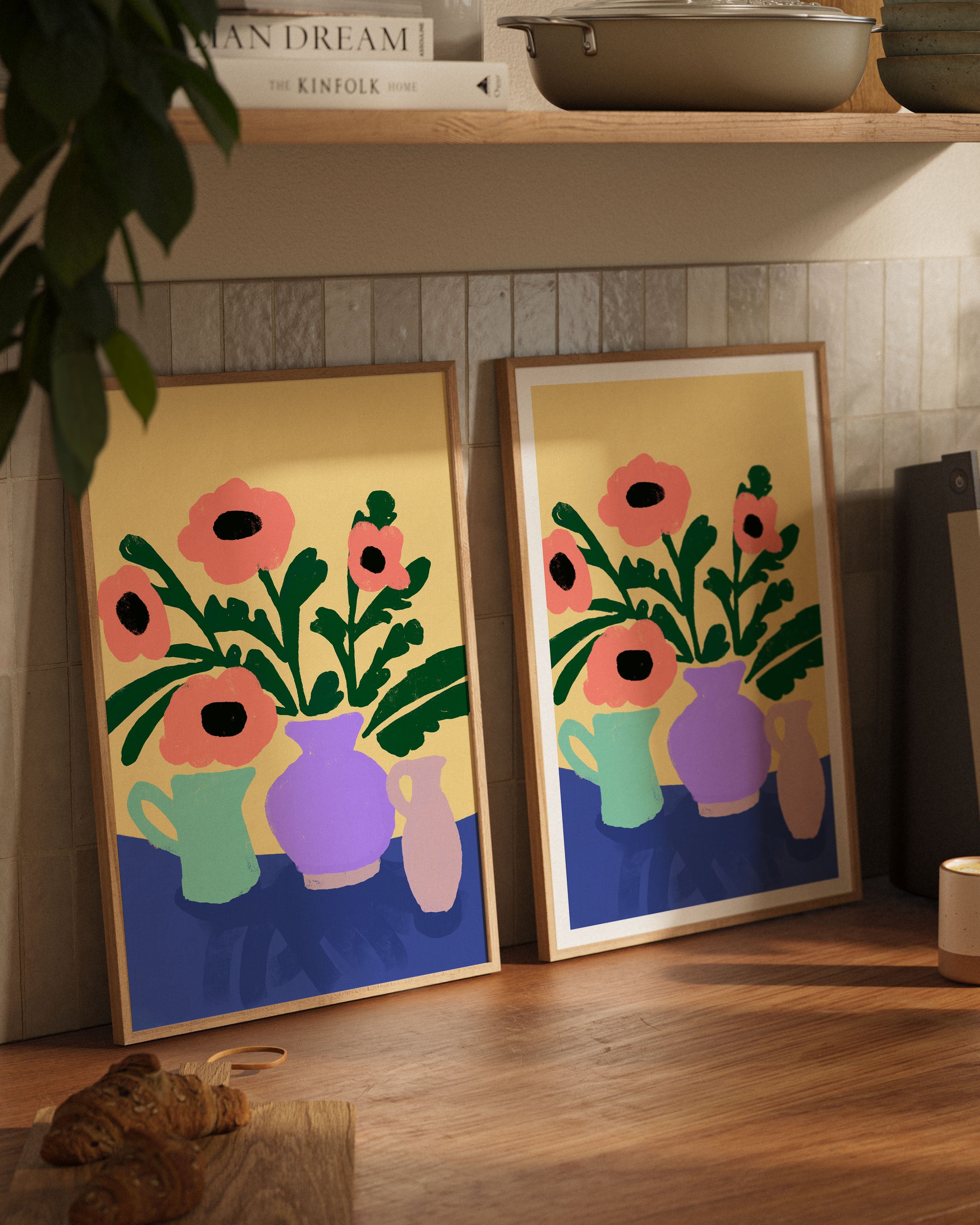 Joy in a Vase Poster – FineArt Wandbild, moderne Kunst & Fine Art Print von Spawnd, handgefertigt & Made in Germany