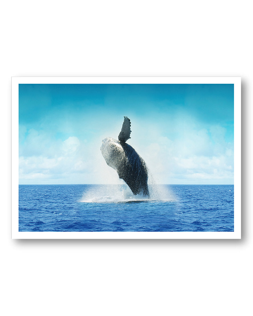 jumping Poster – FineArt Wandbild, moderne Kunst & Fine Art Print von Spawnd, handgefertigt & Made in Germany