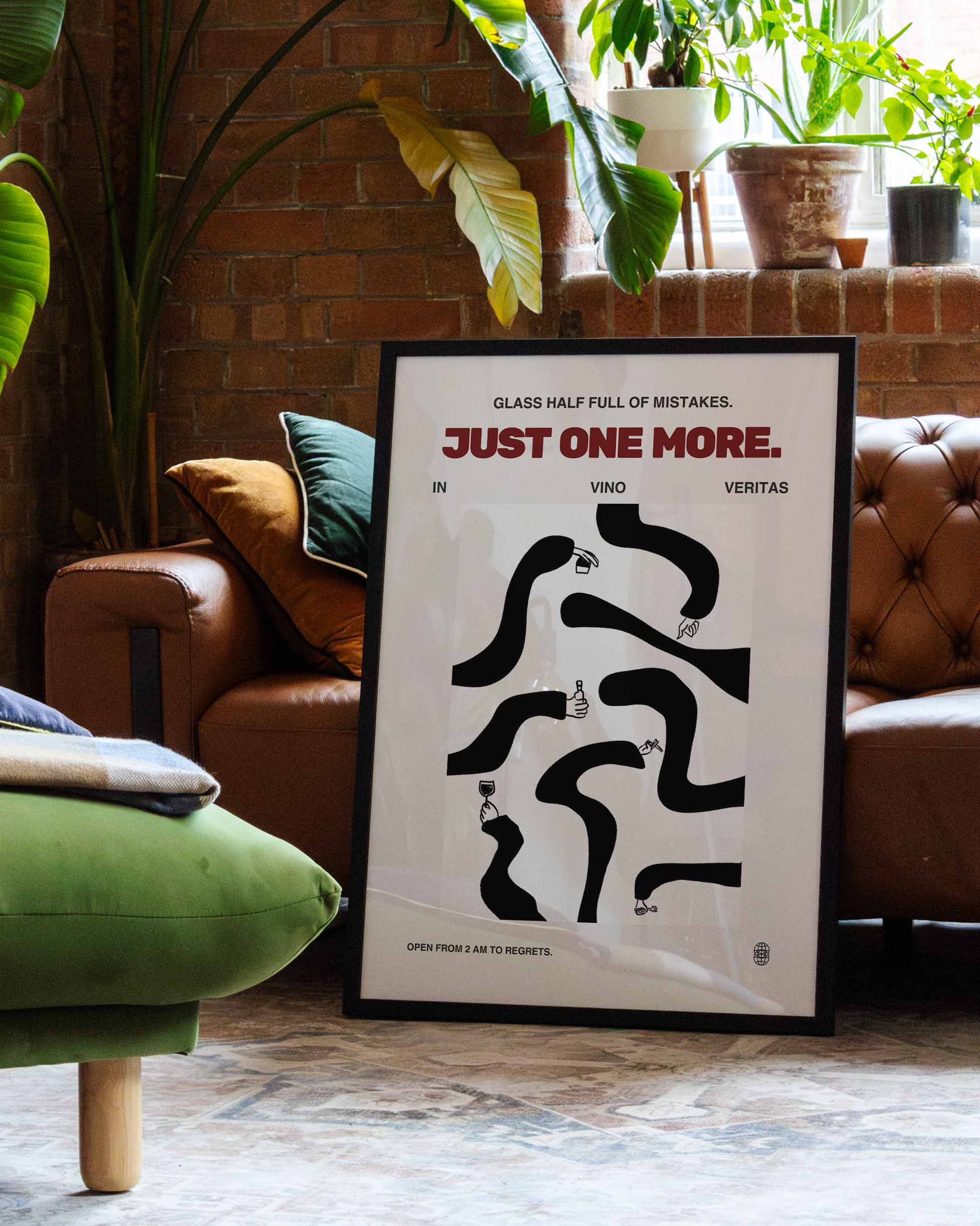 Just one more Poster – FineArt Wandbild, moderne Kunst & Fine Art Print von Spawnd, handgefertigt & Made in Germany