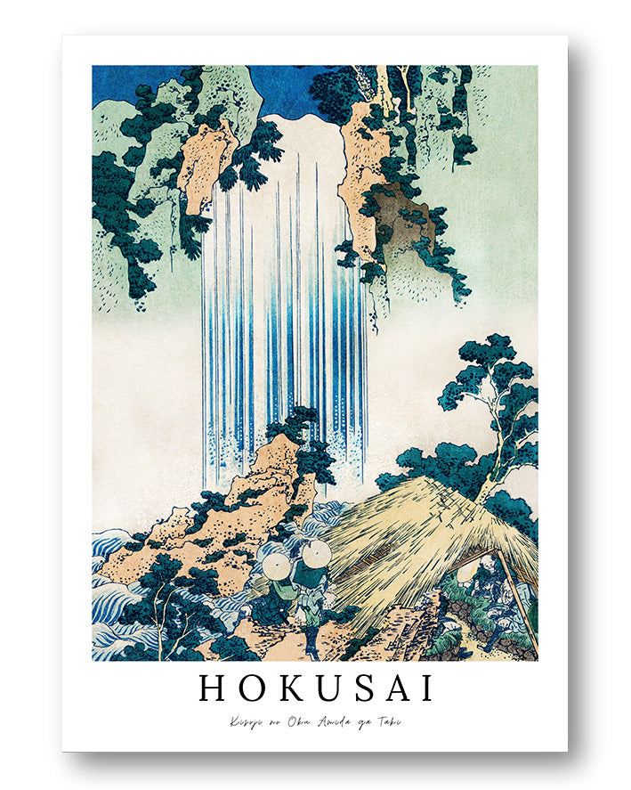 Kisoji no Oku Amida ga Taki Poster – FineArt Wandbild, moderne Kunst & Fine Art Print von Spawnd, handgefertigt & Made in Germany