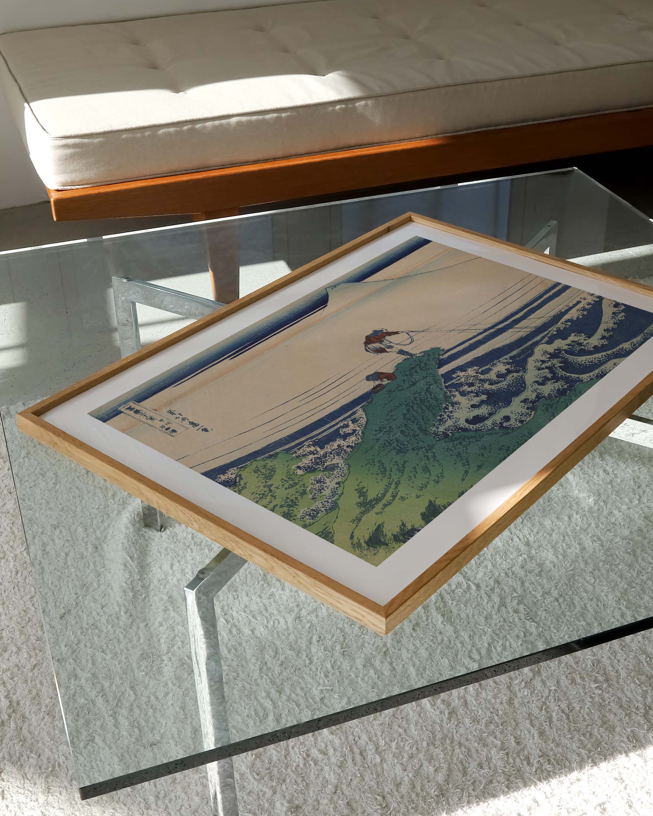 Kōshū Kajikazawa Poster – FineArt Wandbild, moderne Kunst & Fine Art Print von Spawnd, handgefertigt & Made in Germany