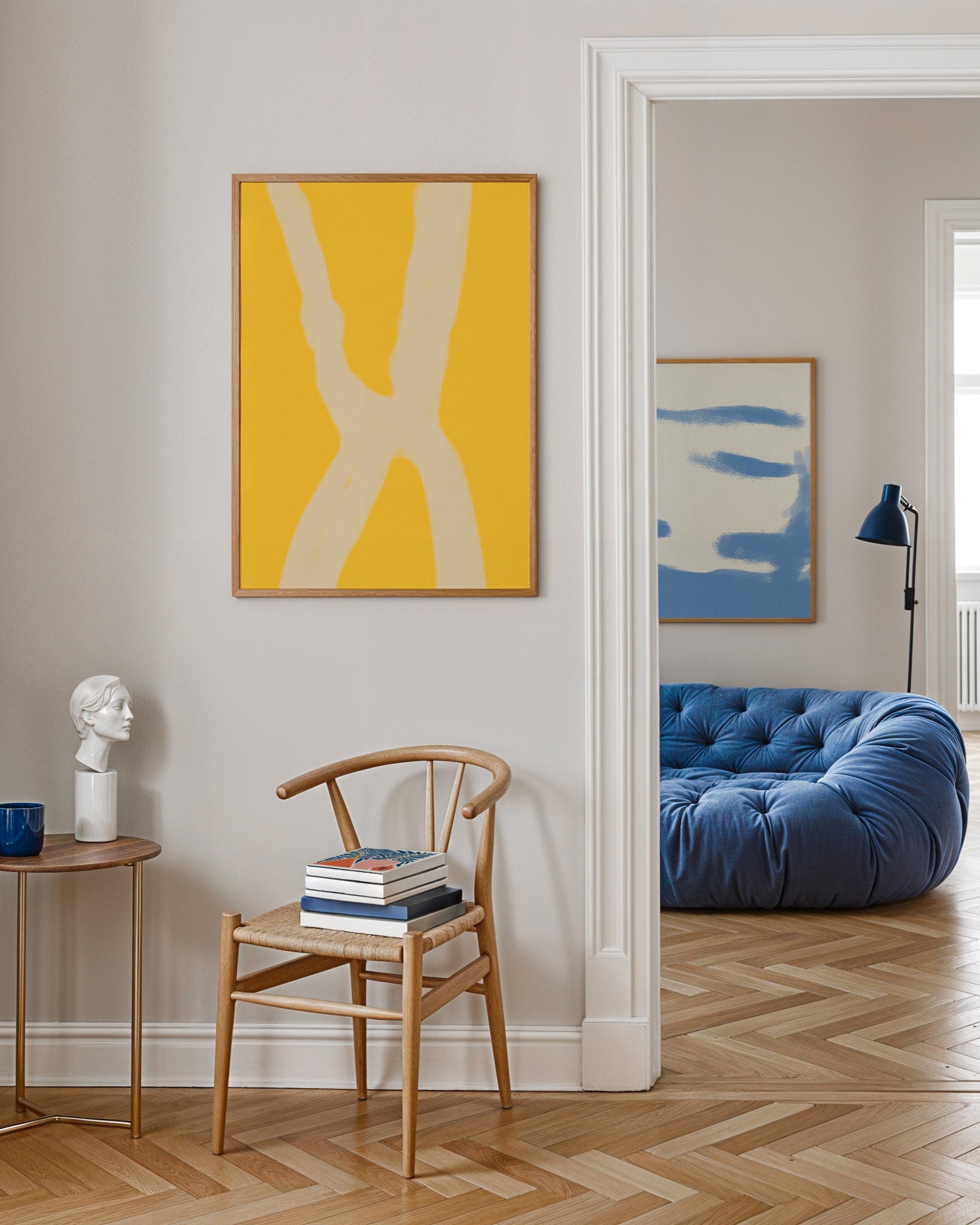 Kryss Poster – FineArt Wandbild, moderne Kunst & Fine Art Print von Spawnd, handgefertigt & Made in Germany