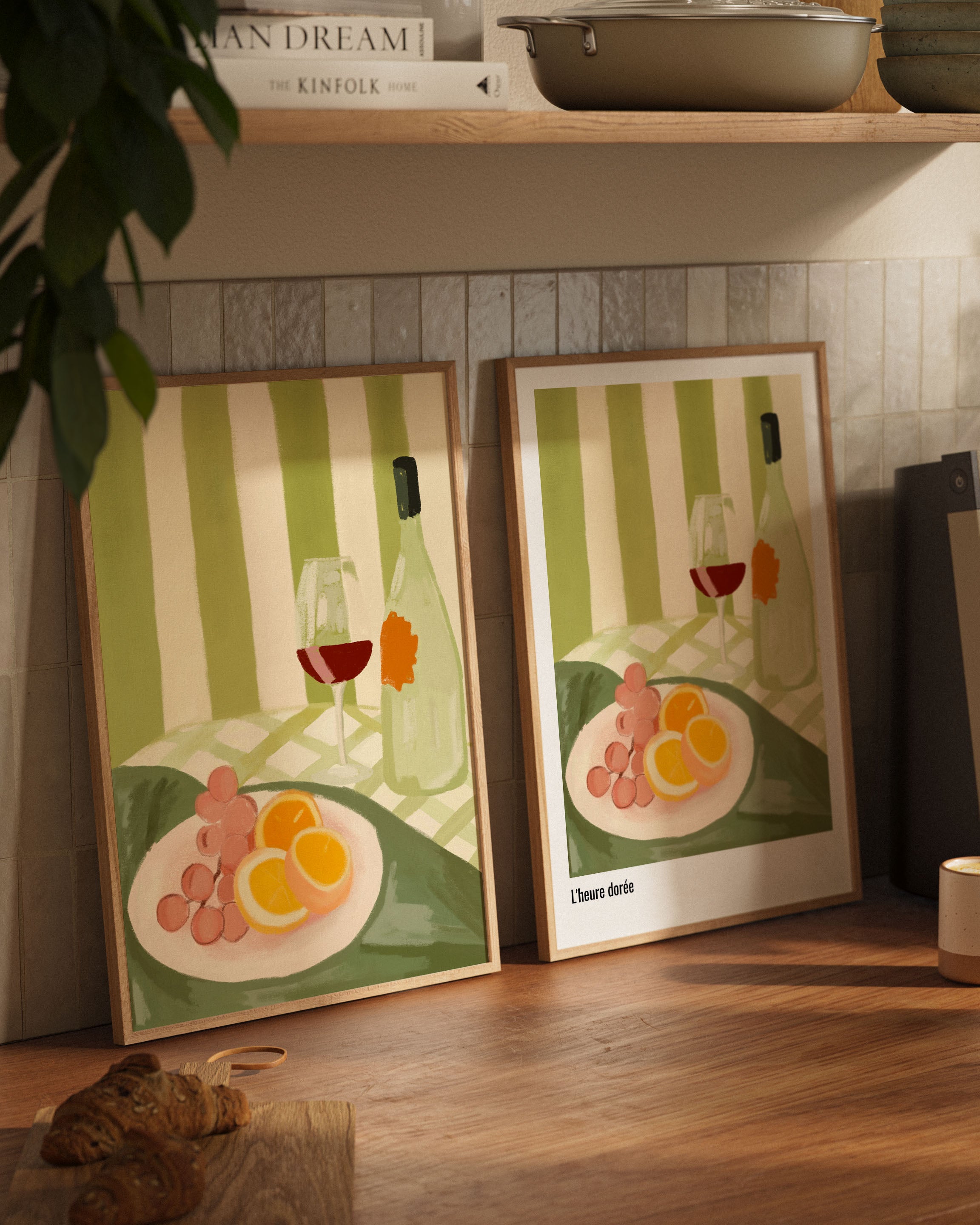 L'heure dorée Poster – FineArt Wandbild, moderne Kunst & Fine Art Print von Spawnd, handgefertigt & Made in Germany