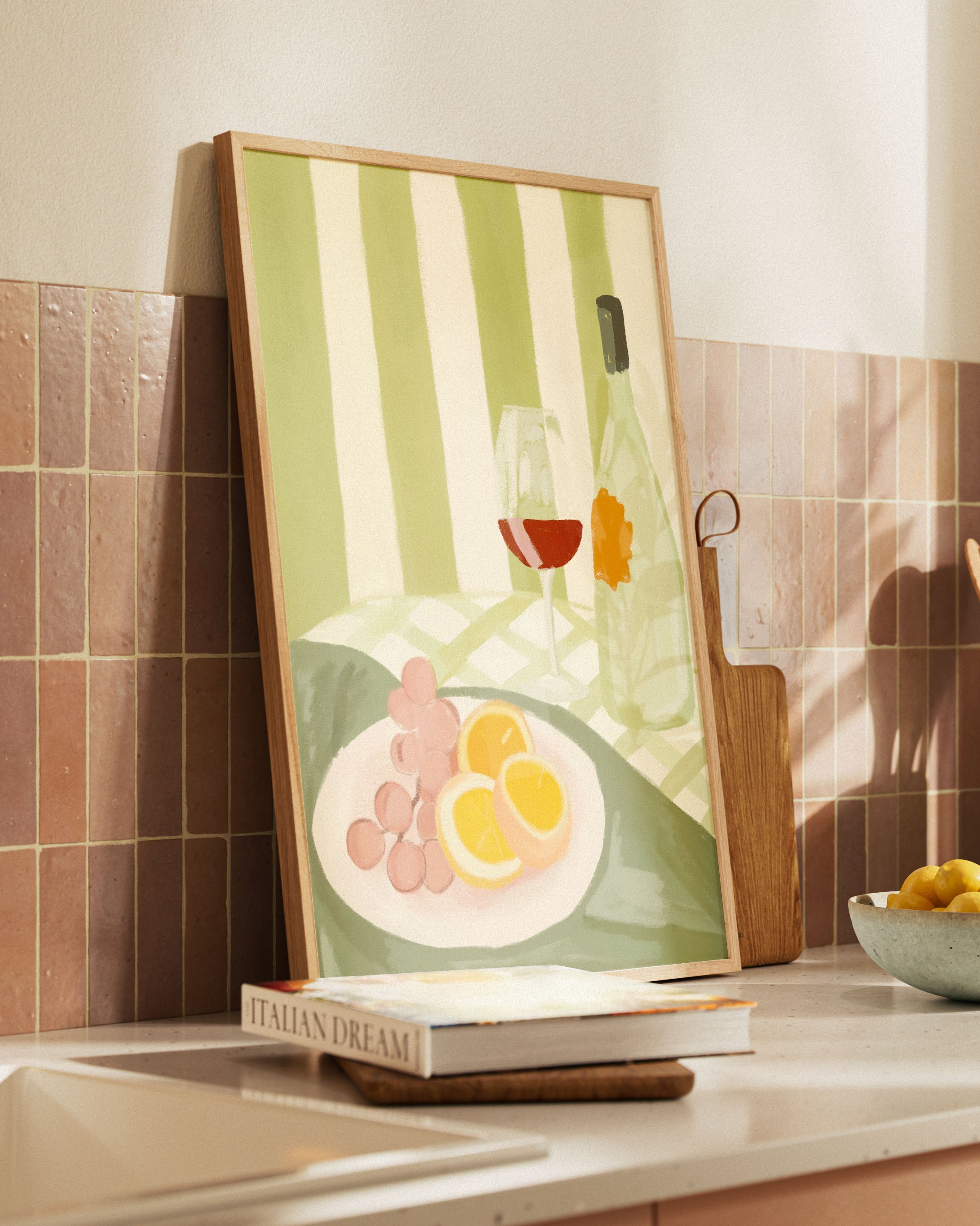 L'heure dorée Poster – FineArt Wandbild, moderne Kunst & Fine Art Print von Spawnd, handgefertigt & Made in Germany