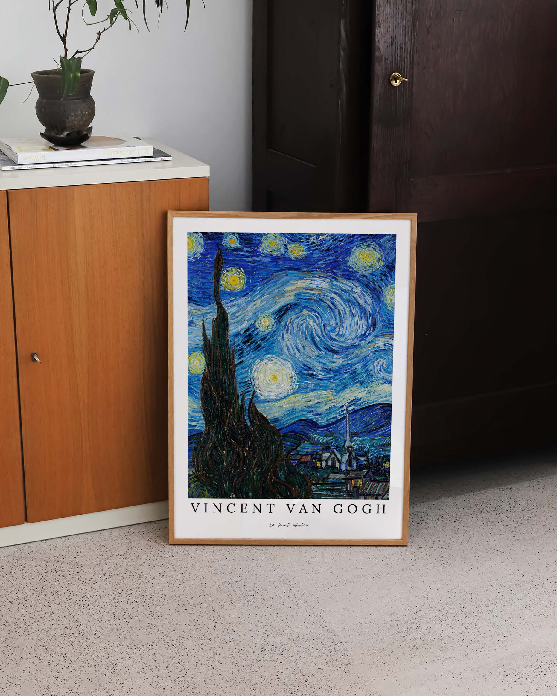 La Nuit étoilée V3 Poster – FineArt Wandbild, moderne Kunst & Fine Art Print von Spawnd, handgefertigt & Made in Germany