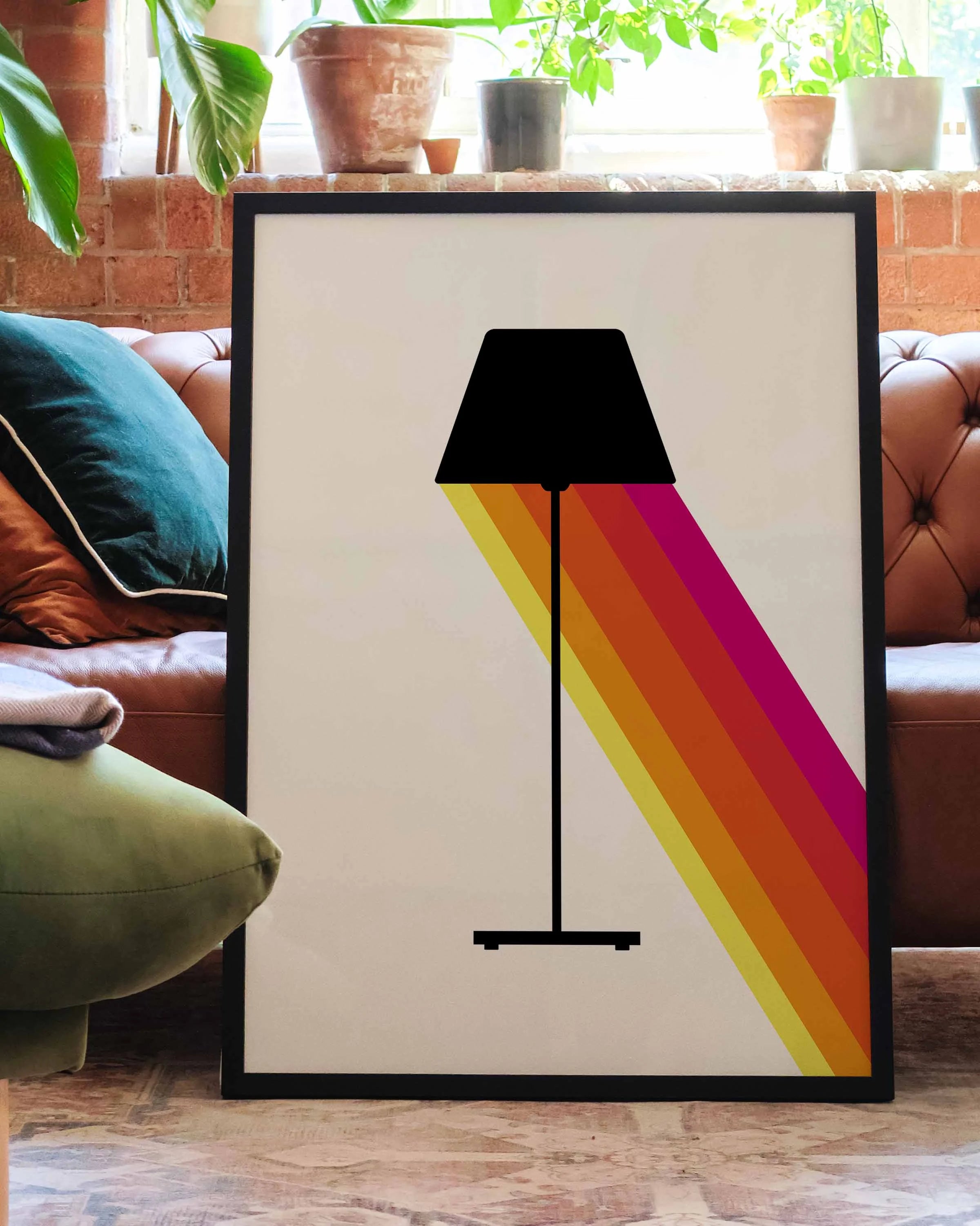 Lamp Poster – FineArt Wandbild, moderne Kunst & Fine Art Print von Spawnd, handgefertigt & Made in Germany