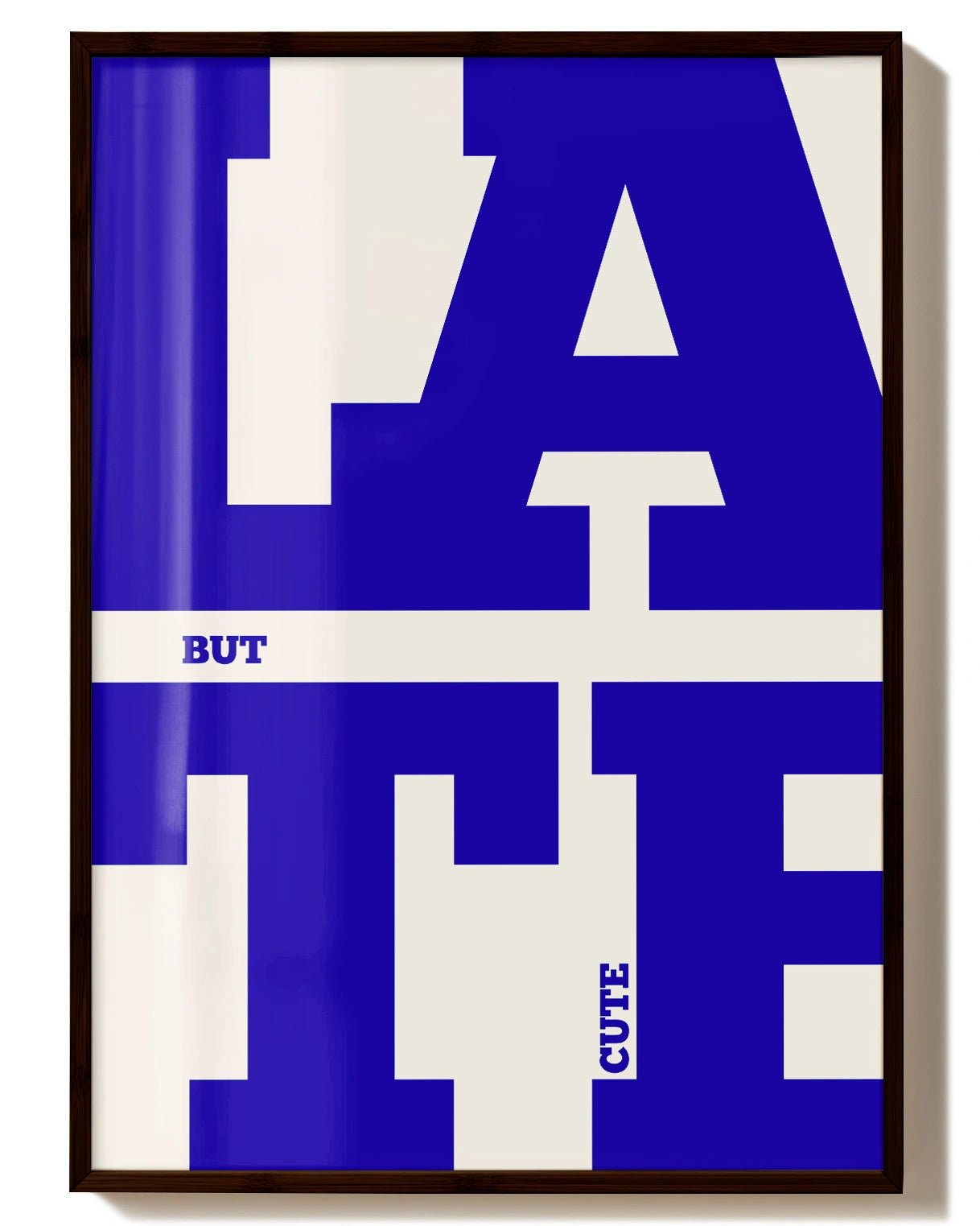 Late Poster – FineArt Wandbild, moderne Kunst & Fine Art Print von Spawnd, handgefertigt & Made in Germany