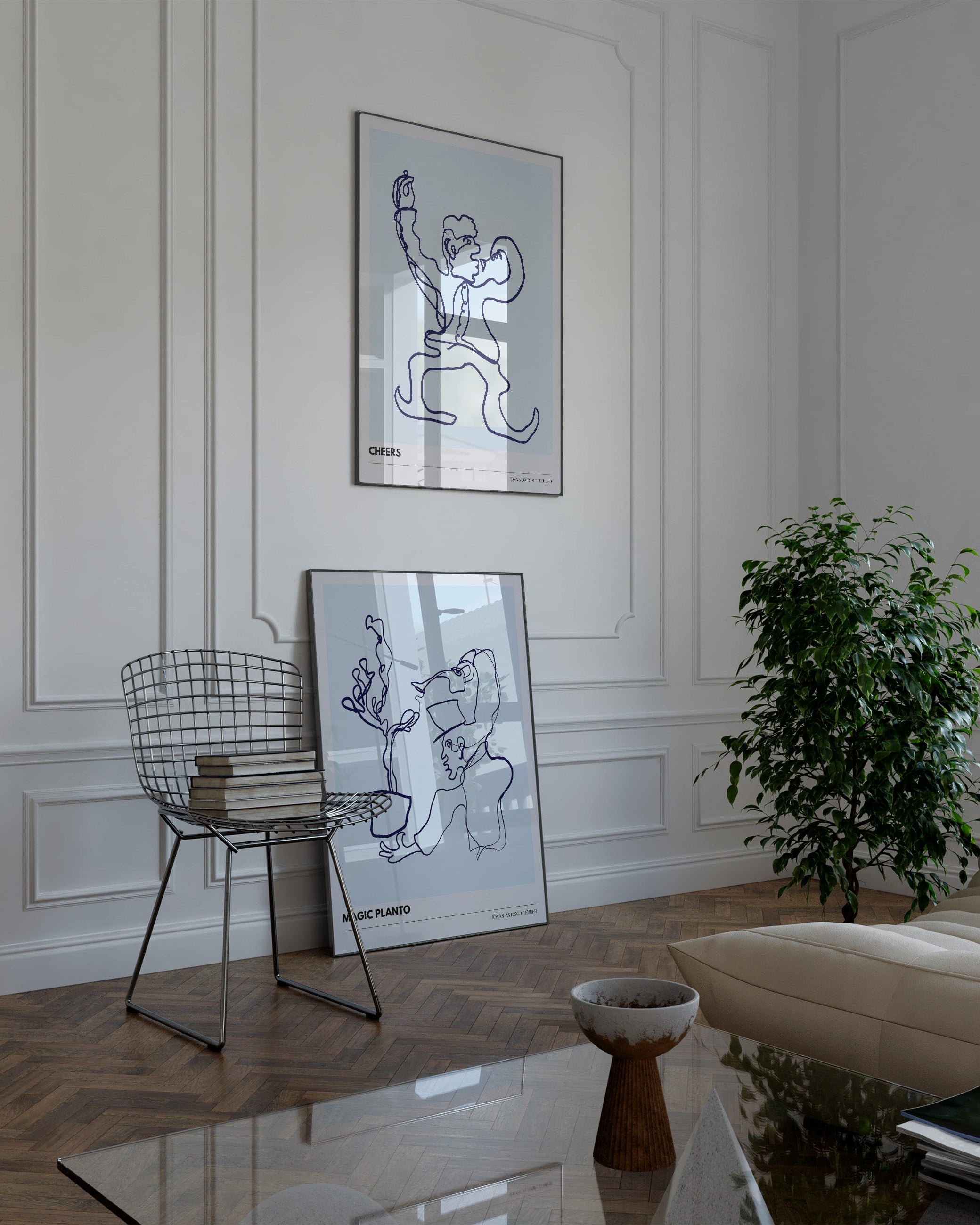 Poster im Wohnzimmer – Fine Art Print – Spawnd