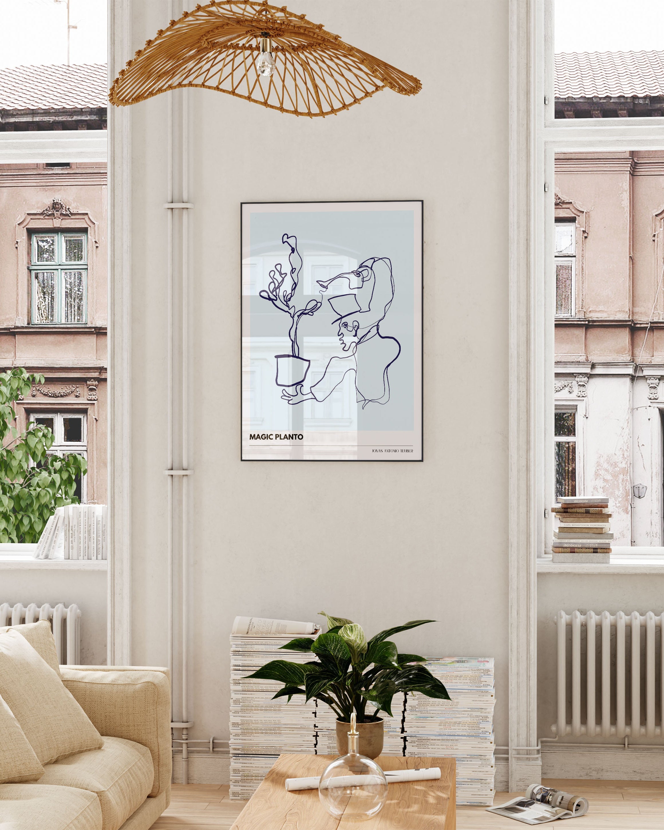Poster im Wohnzimmer – Fine Art Print – Spawnd