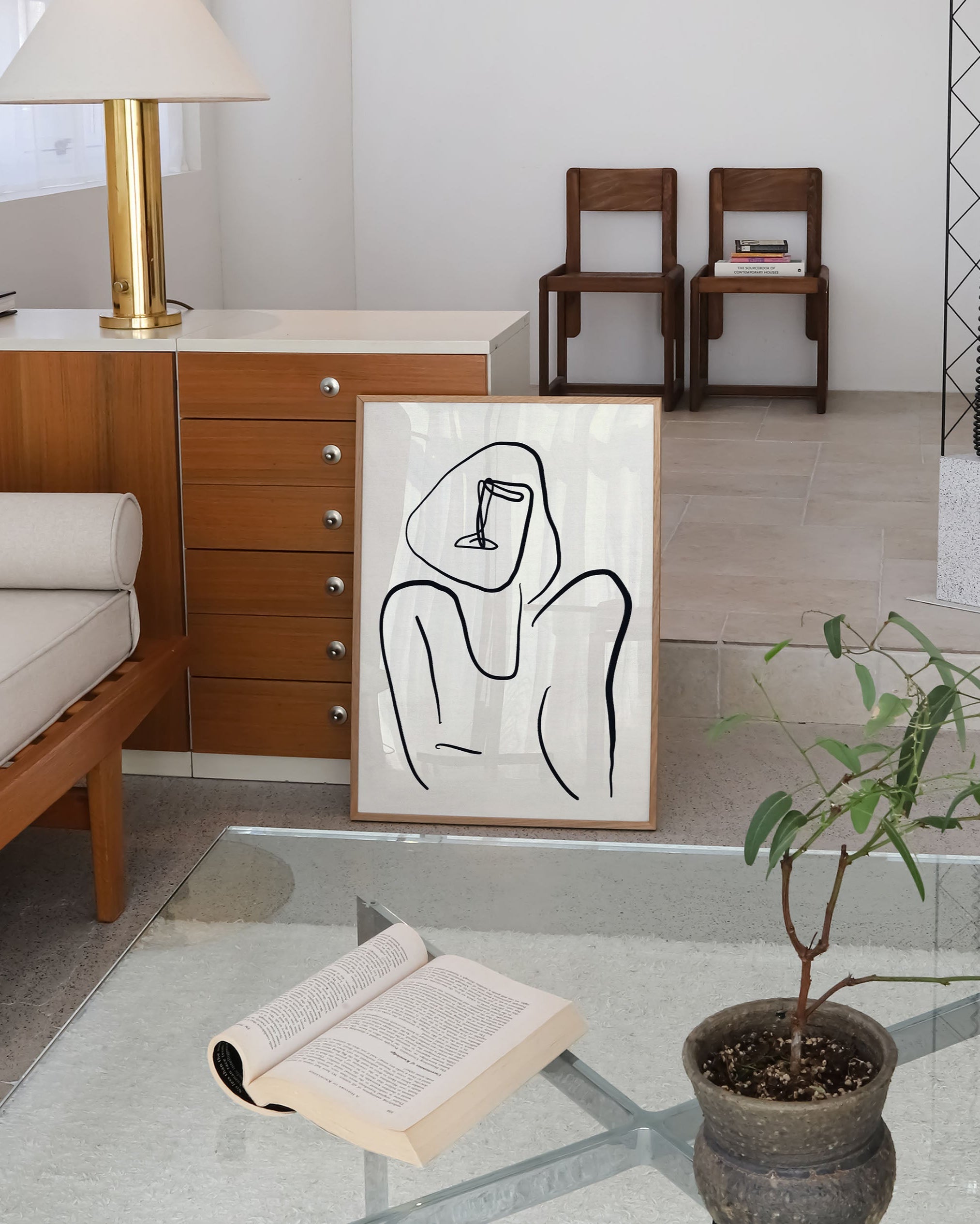 Lines Poster im Wohnzimmer – Fine Art Print – Spawnd