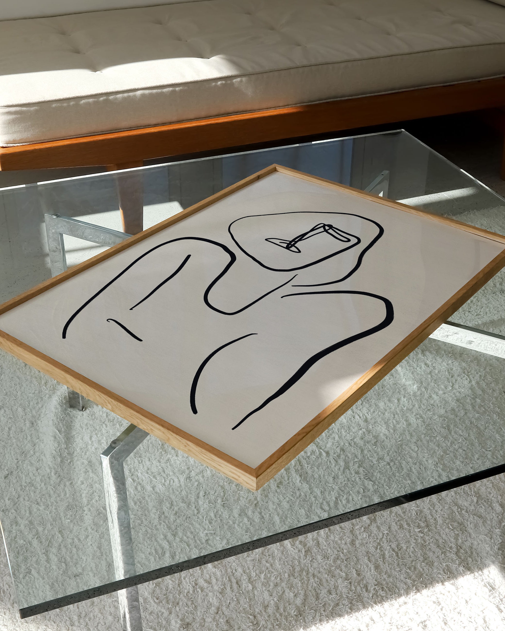 Lines Poster im Wohnzimmer – Fine Art Print – Spawnd