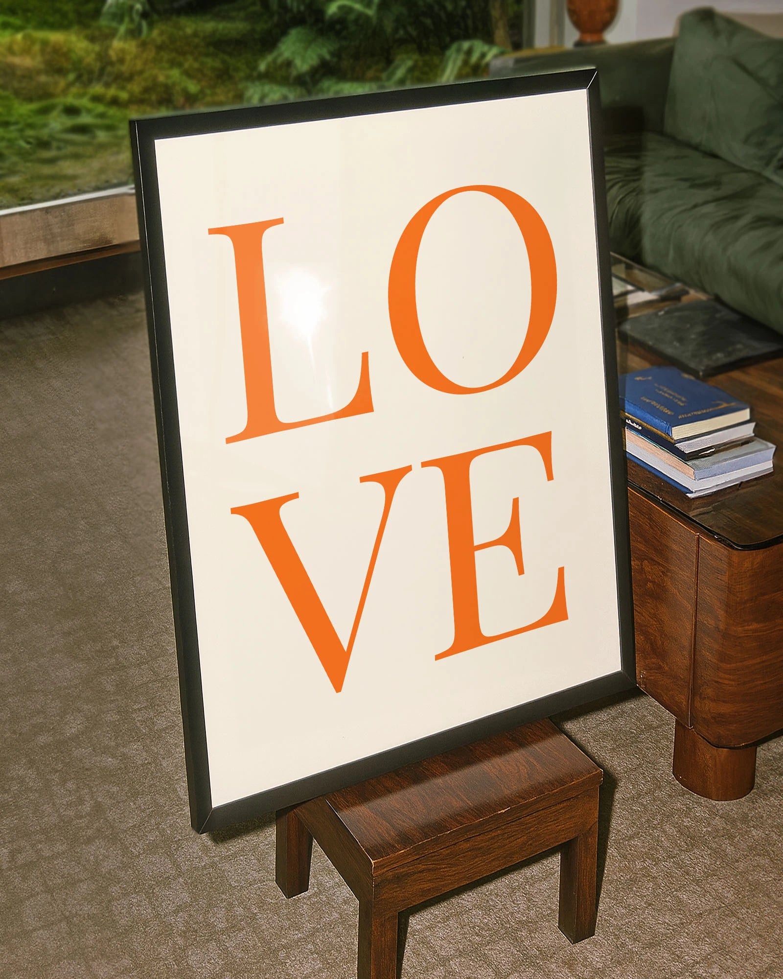 Love Poster – FineArt Wandbild, moderne Kunst & Fine Art Print von Spawnd, handgefertigt & Made in Germany