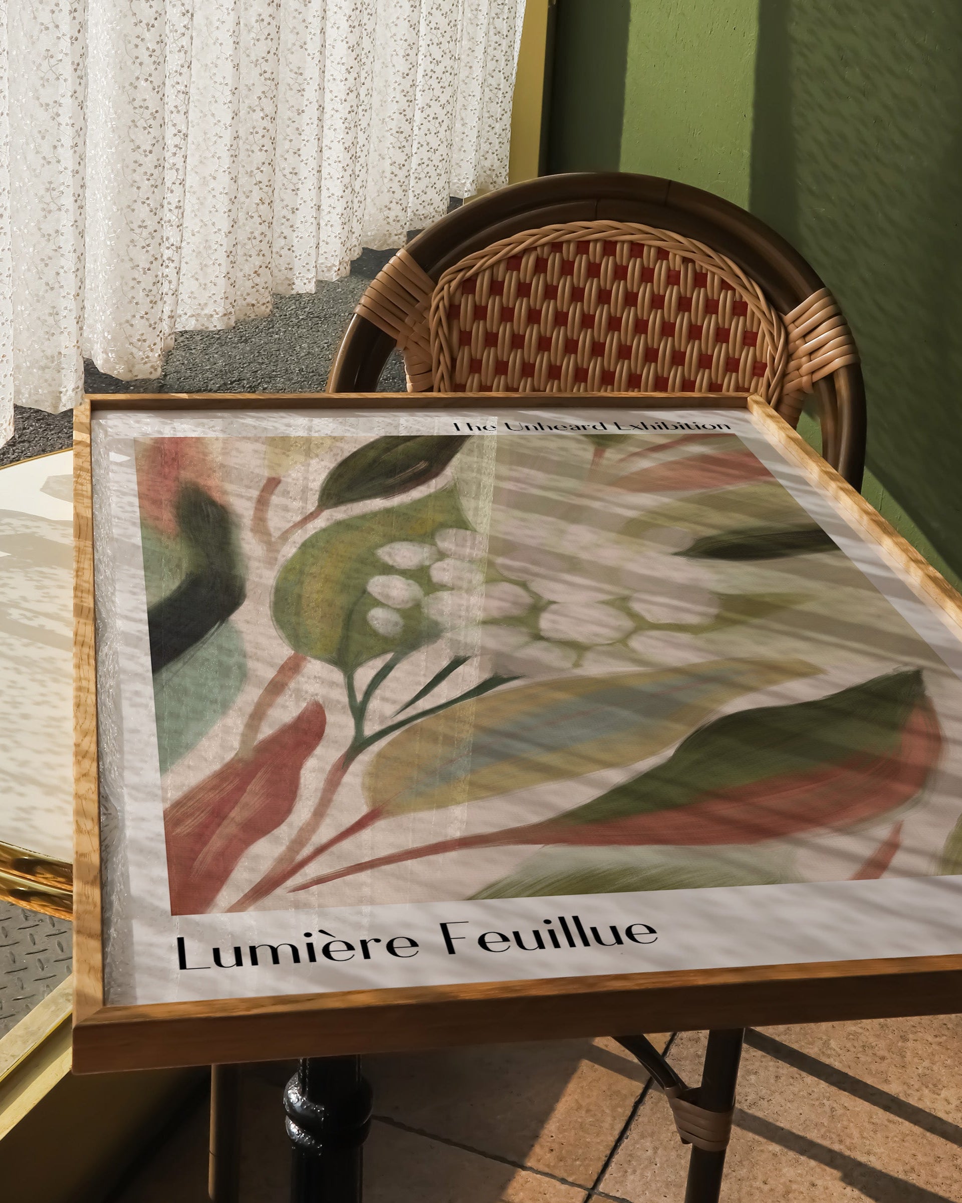 Lumière Feuillue Poster – FineArt Wandbild, moderne Kunst & Fine Art Print von Spawnd, handgefertigt & Made in Germany