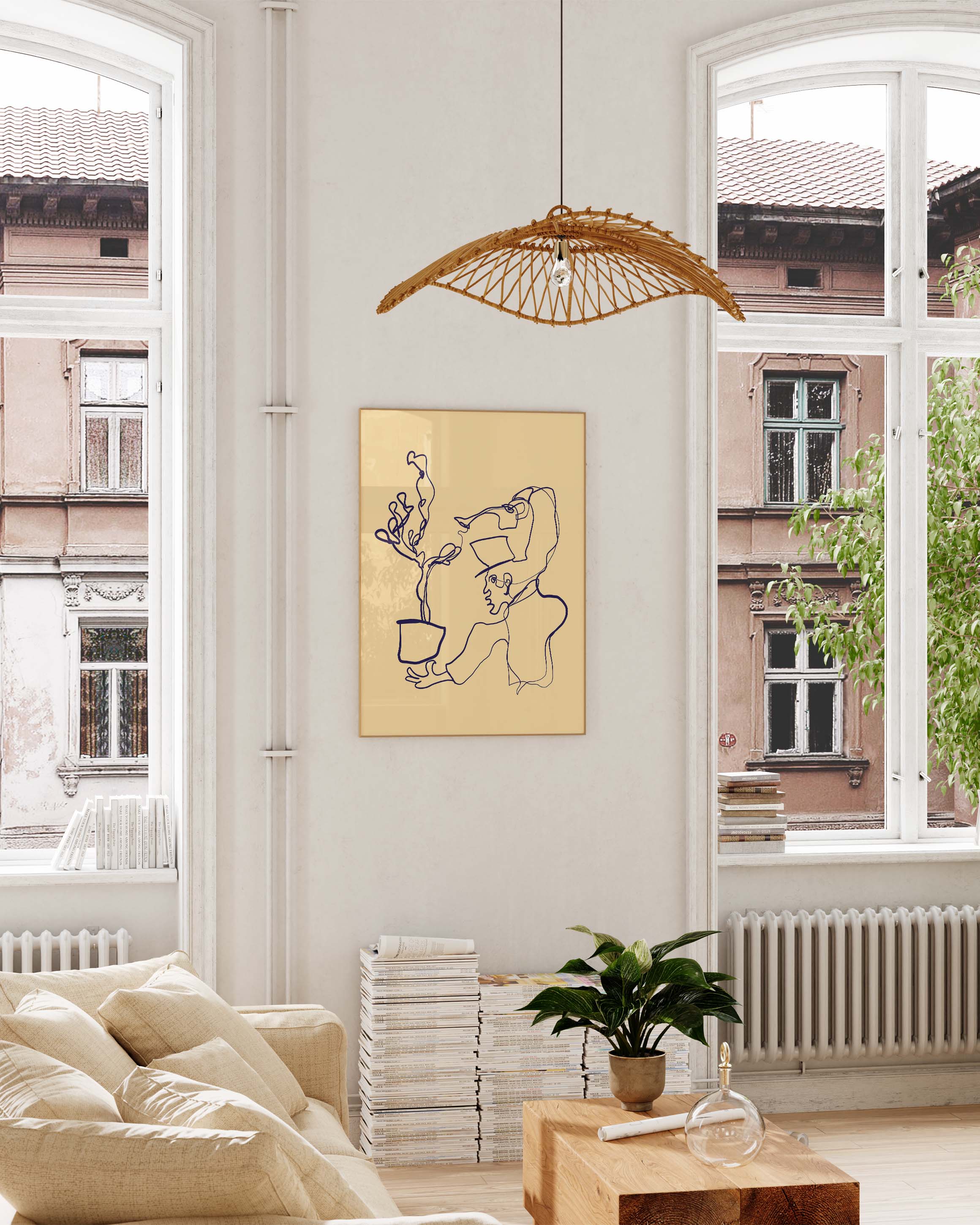 Magic Planto Poster – FineArt Wandbild, moderne Kunst & Fine Art Print von Spawnd, handgefertigt & Made in Germany