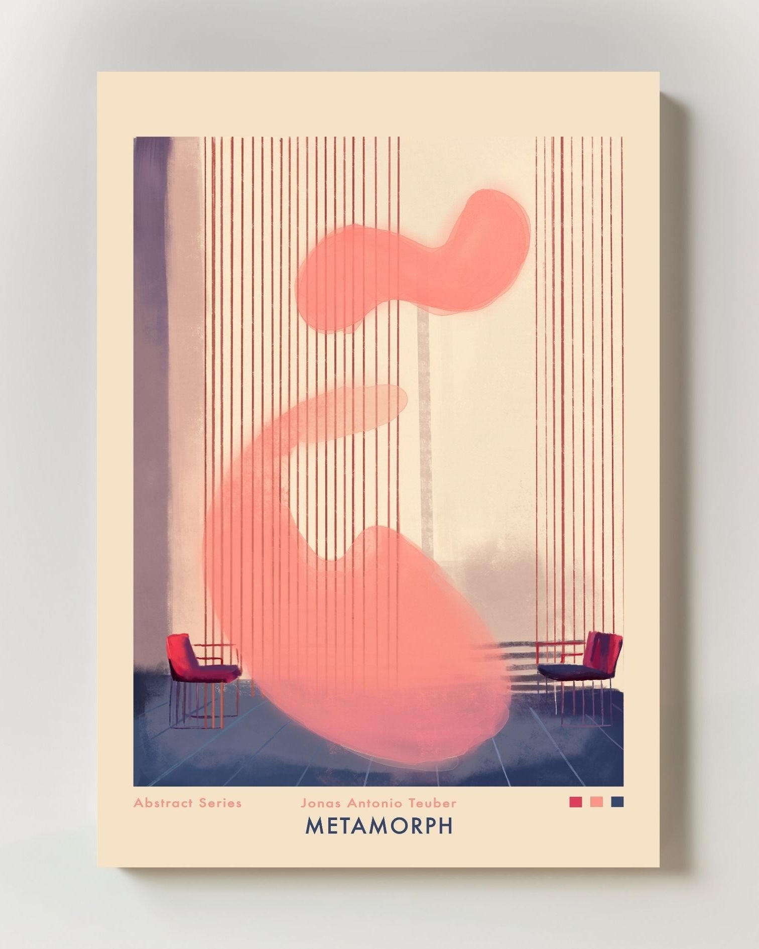Metamorph Poster – FineArt Wandbild, moderne Kunst & Fine Art Print von Spawnd, handgefertigt & Made in Germany