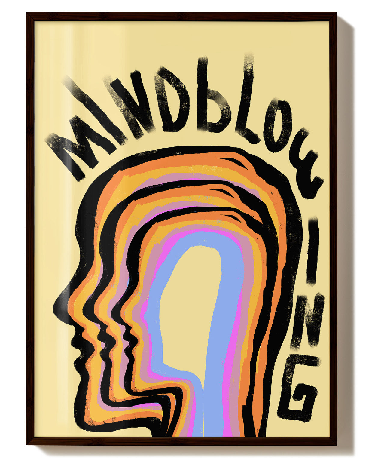 Mindblowing Poster – FineArt Wandbild, moderne Kunst & Fine Art Print von Spawnd, handgefertigt & Made in Germany
