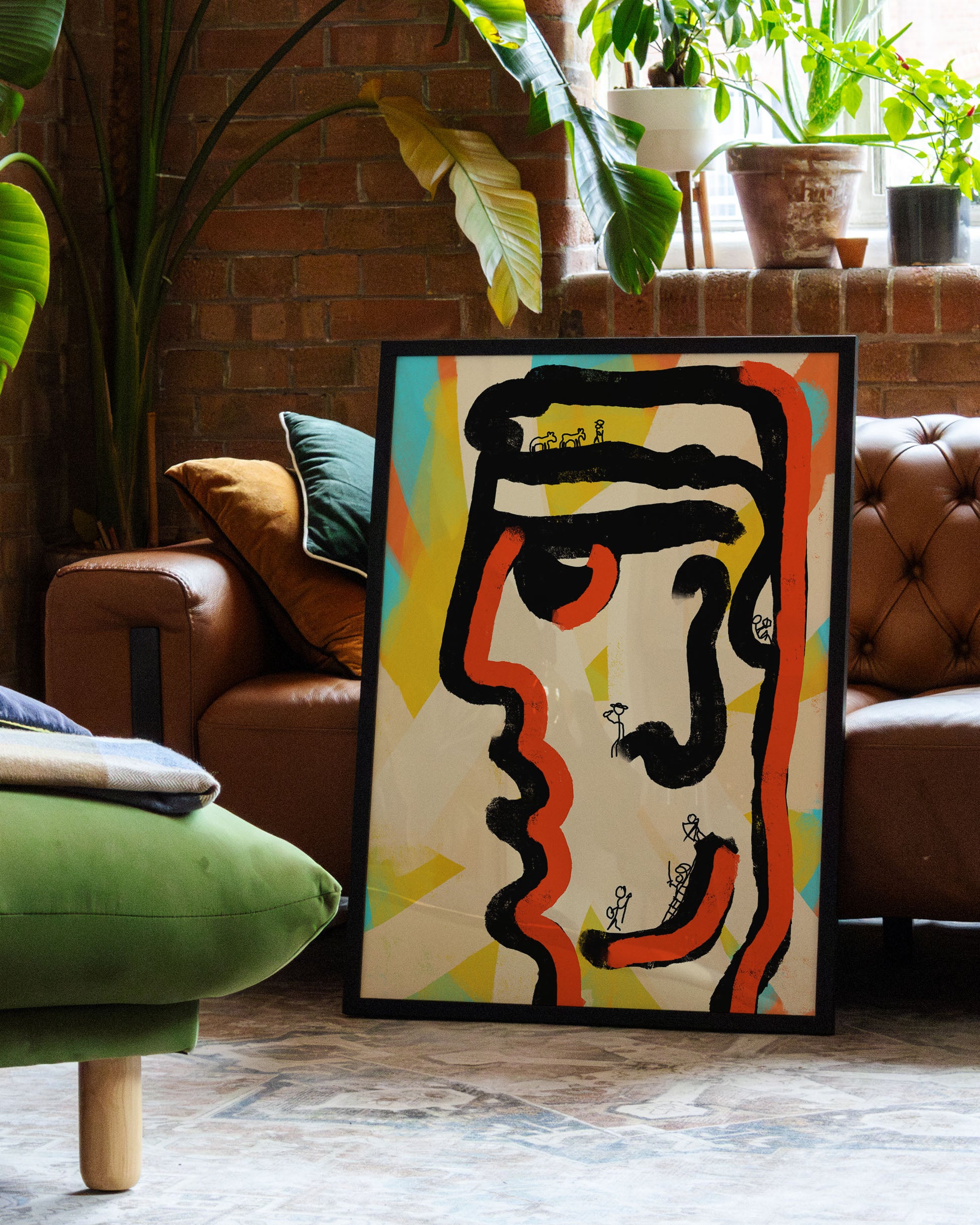 Mindspace Poster – FineArt Wandbild, moderne Kunst & Fine Art Print von Spawnd, handgefertigt & Made in Germany