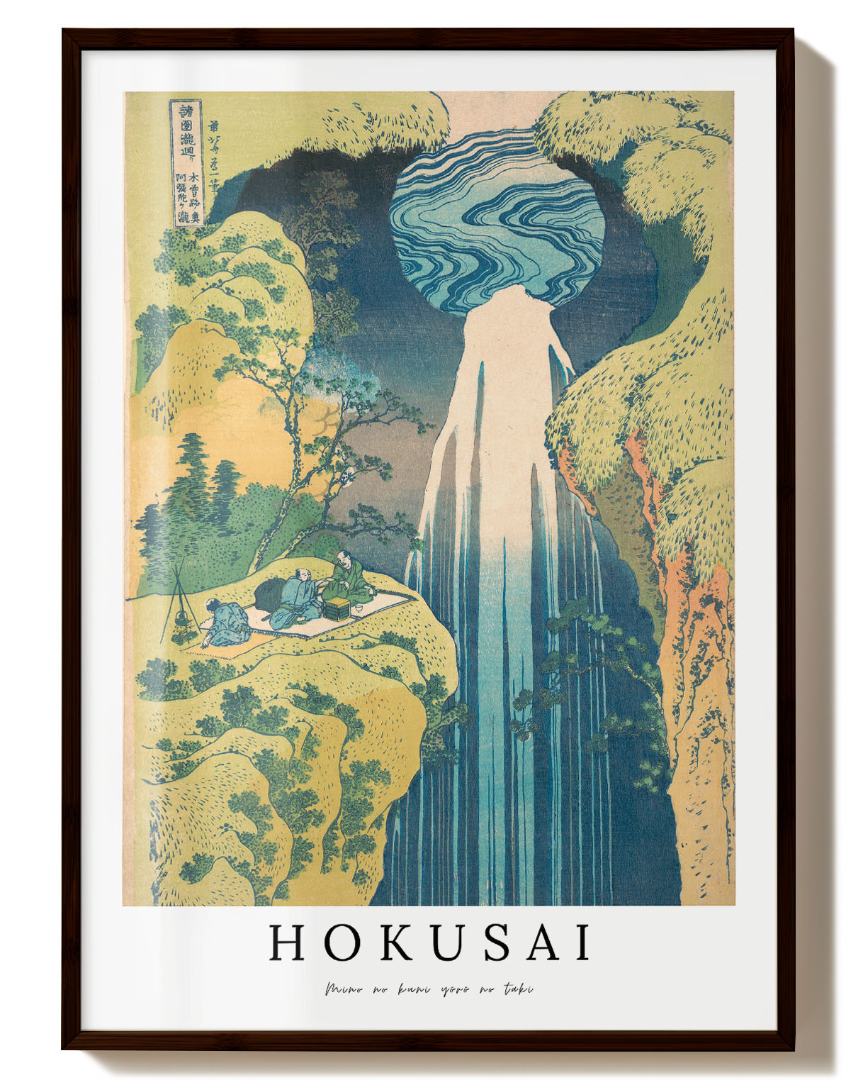 Mino no kuni yōrō no taki Poster – FineArt Wandbild, moderne Kunst & Fine Art Print von Spawnd, handgefertigt & Made in Germany