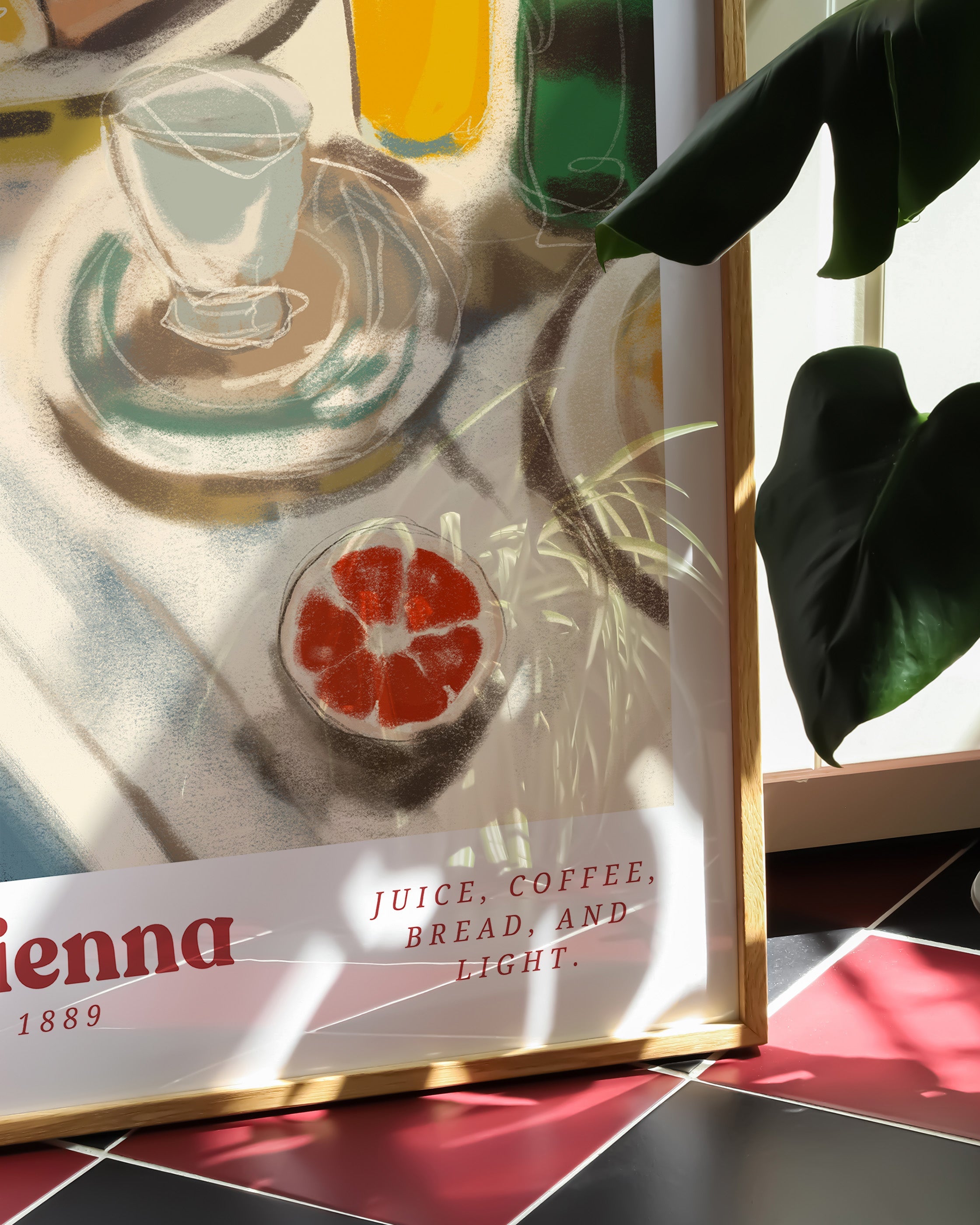 Morning Setting Poster im Wohnzimmer – Fine Art Print mit – Spawnd