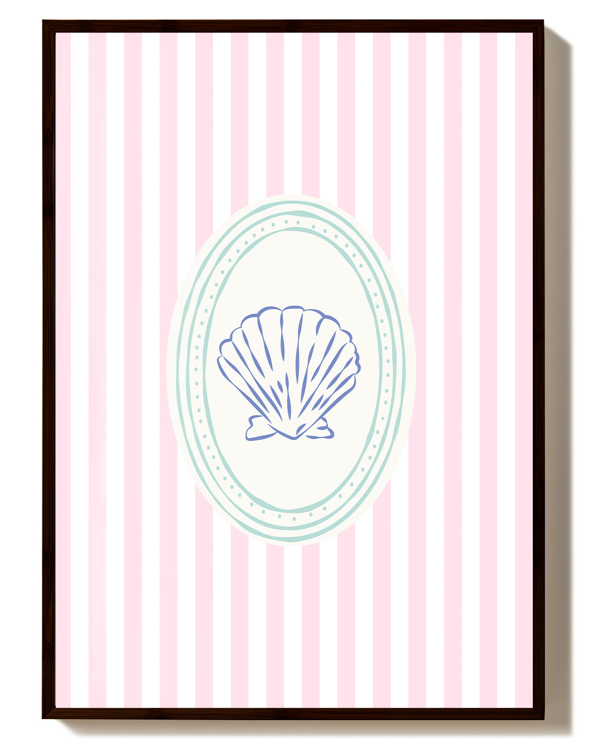 Muschel Illustration Poster – Vintage Seashell Design Poster – FineArt Wandbild, moderne Kunst & Fine Art Print von Spawnd, handgefertigt & Made in Germany