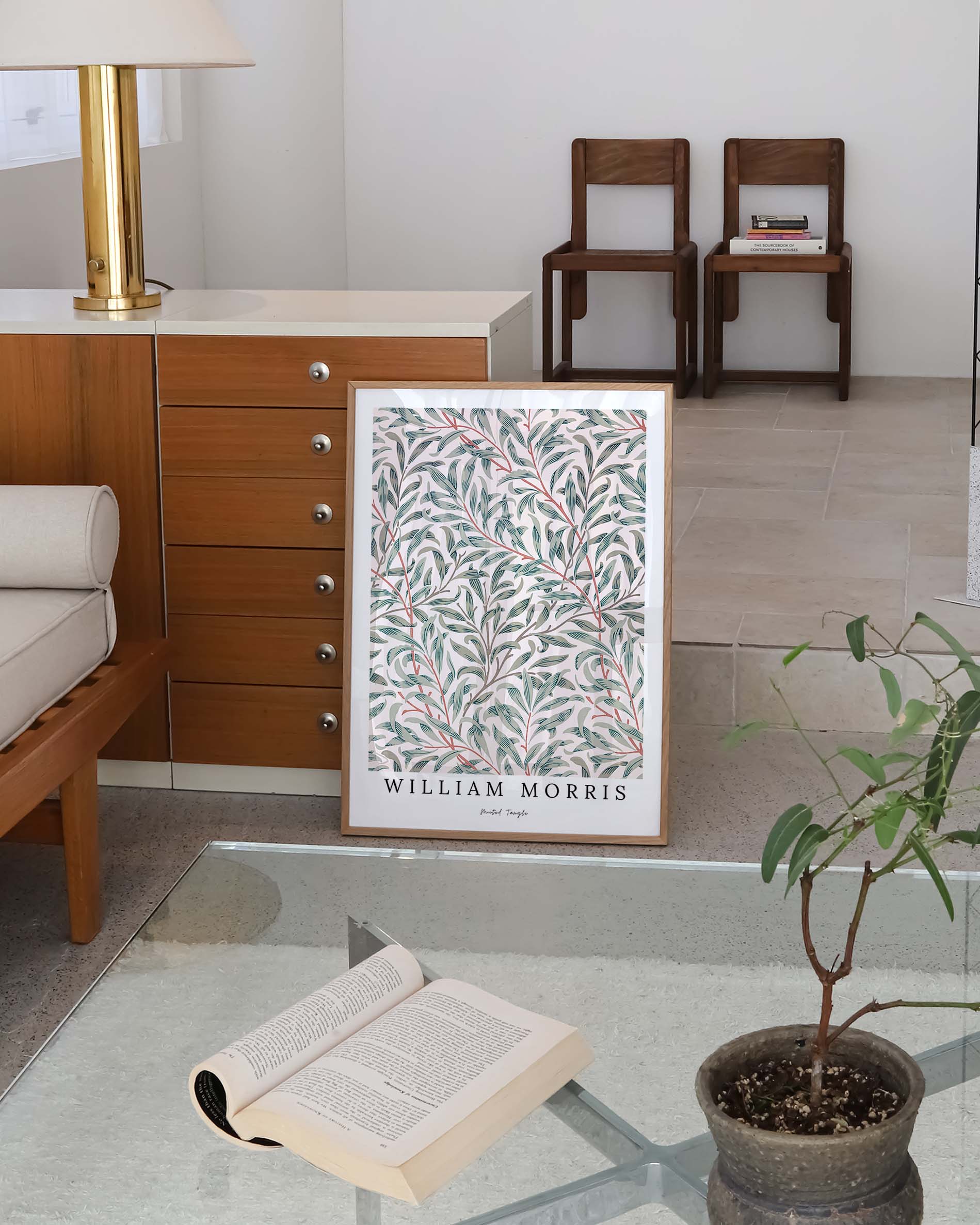 Muted Tangle Poster – FineArt Wandbild, moderne Kunst & Fine Art Print von Spawnd, handgefertigt & Made in Germany