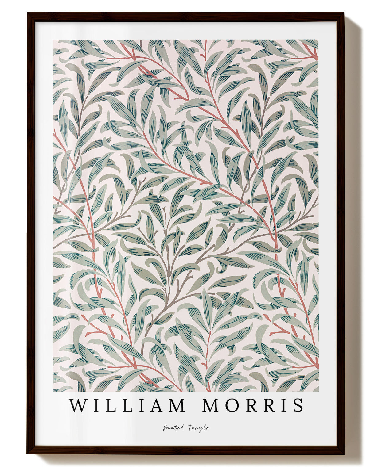 Muted Tangle Poster – FineArt Wandbild, moderne Kunst & Fine Art Print von Spawnd, handgefertigt & Made in Germany