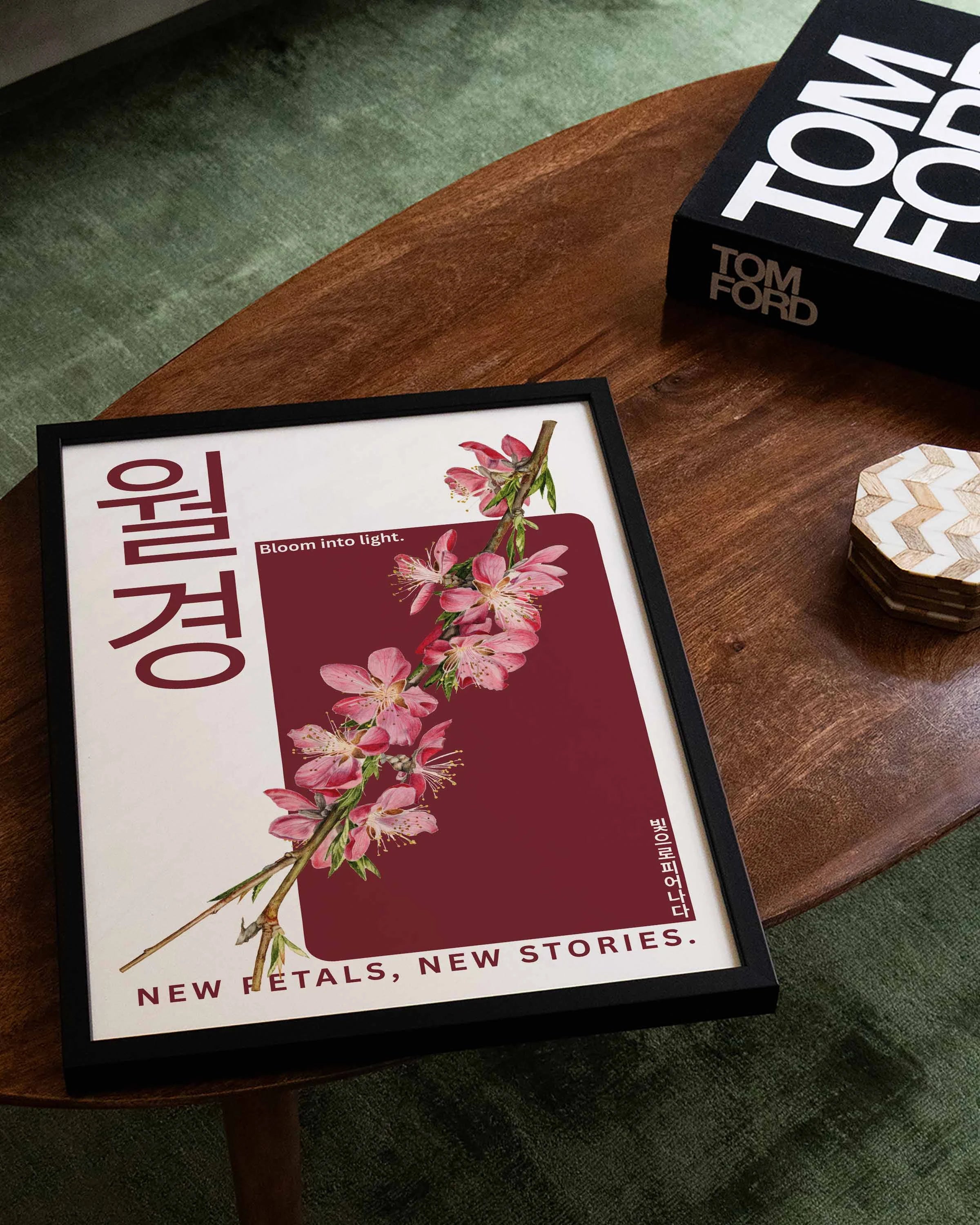 New Petals Poster – FineArt Wandbild, moderne Kunst & Fine Art Print von Spawnd, handgefertigt & Made in Germany