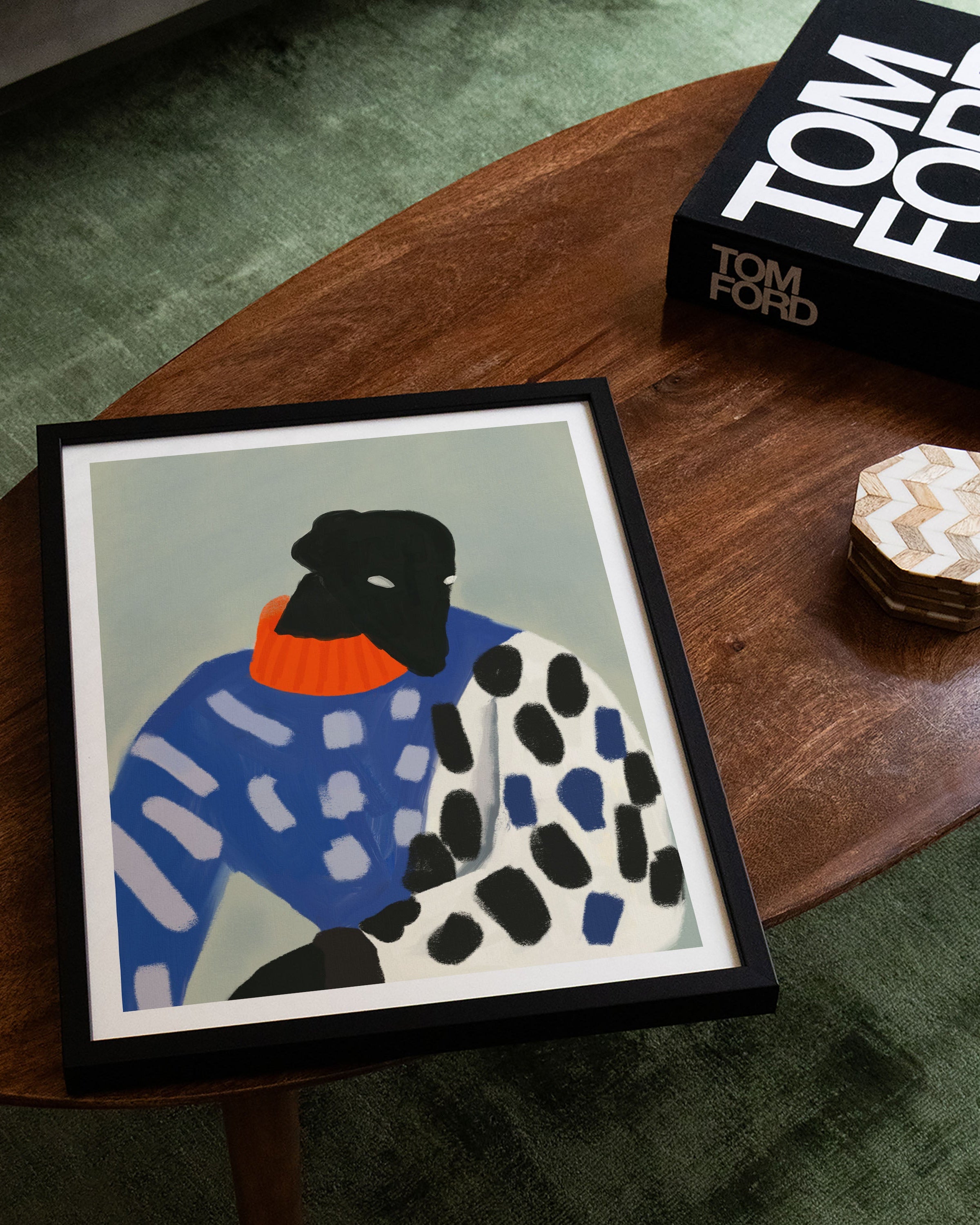 No Pet Poster – FineArt Wandbild, moderne Kunst & Fine Art Print von Spawnd, handgefertigt & Made in Germany