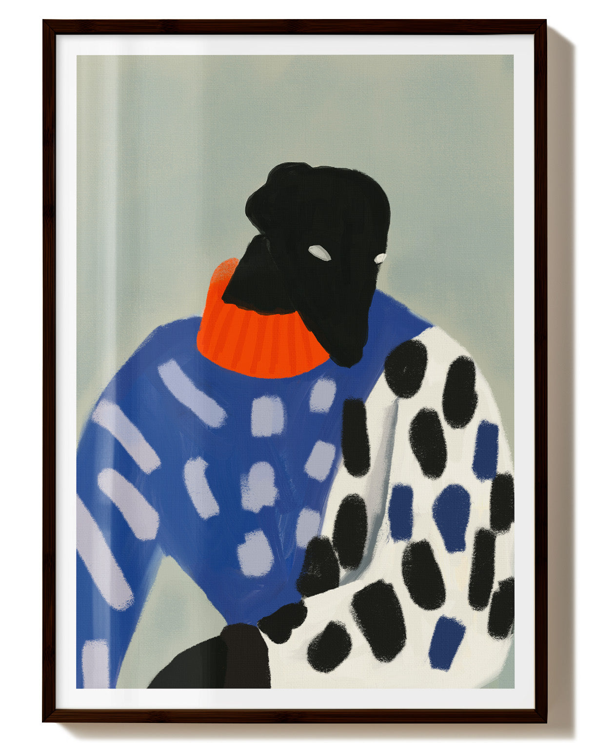 No Pet Poster – FineArt Wandbild, moderne Kunst & Fine Art Print von Spawnd, handgefertigt & Made in Germany