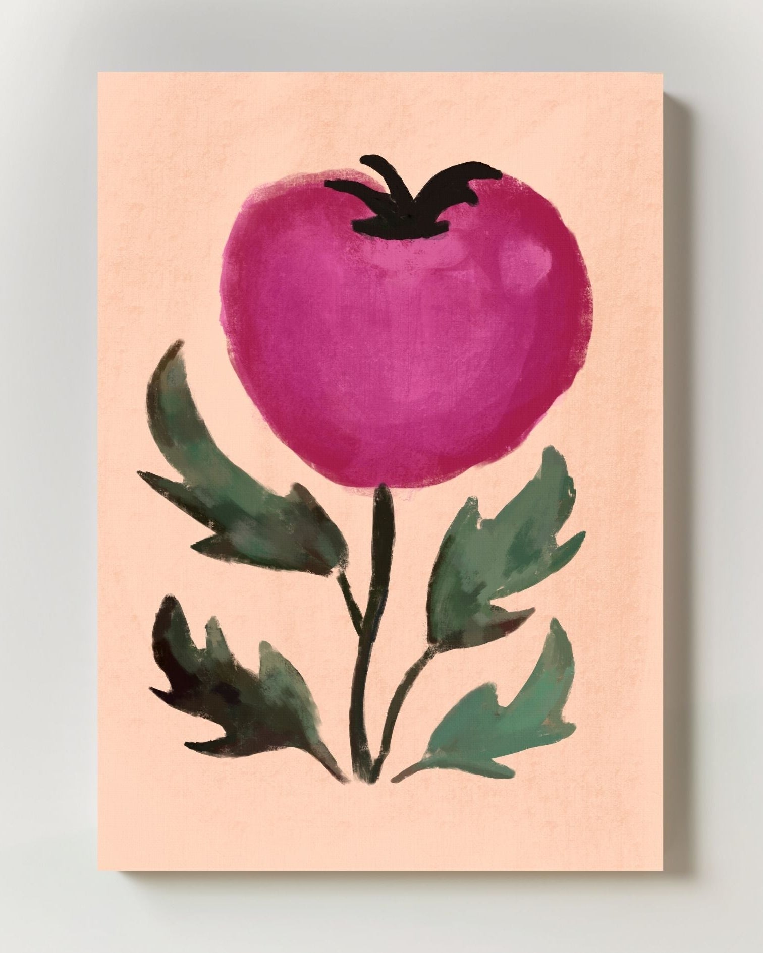 Old Tomato Poster – FineArt Wandbild, moderne Kunst & Fine Art Print von Spawnd, handgefertigt & Made in Germany