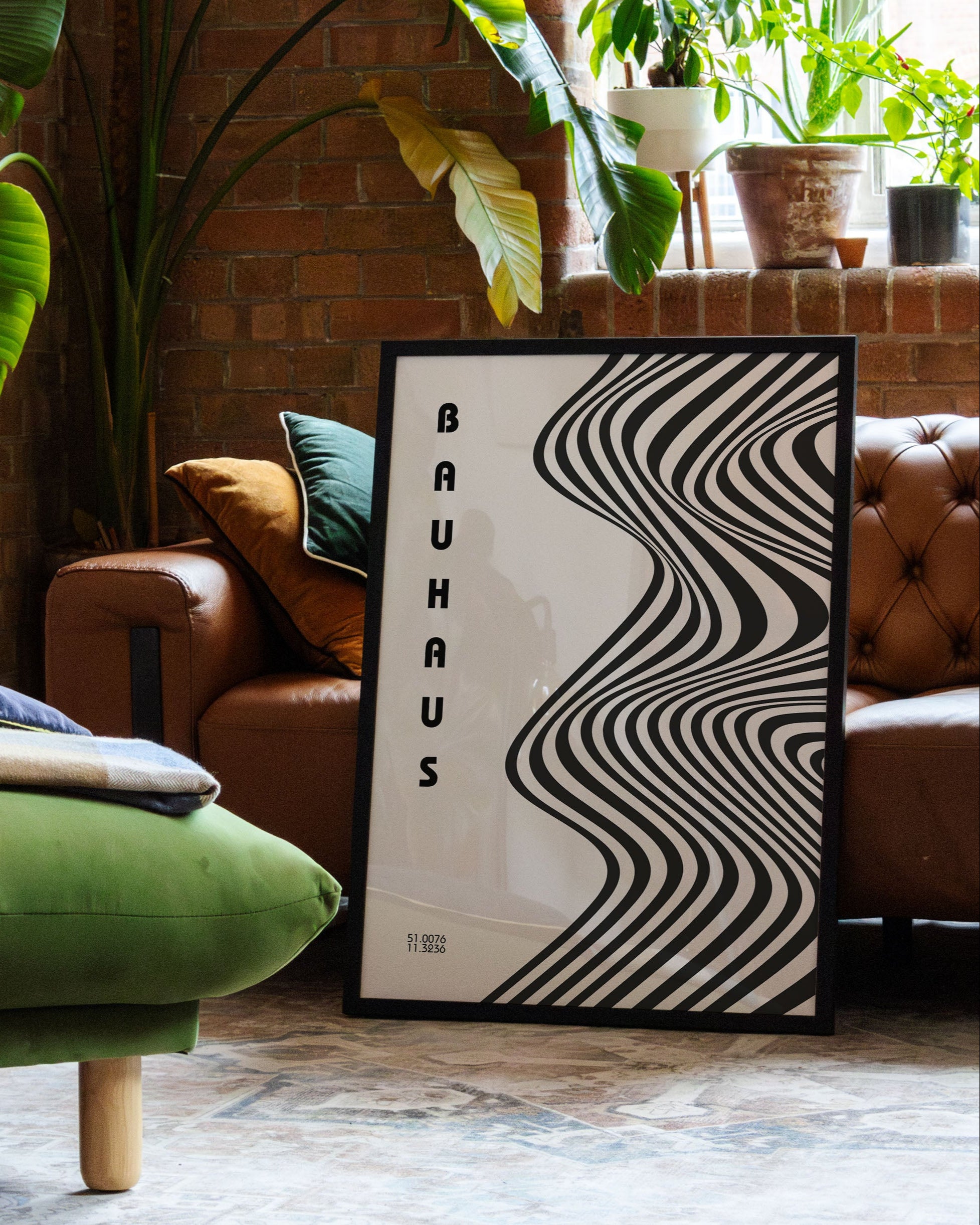 Optik 51.0076° Poster – FineArt Wandbild, moderne Kunst & Fine Art Print von Spawnd, handgefertigt & Made in Germany