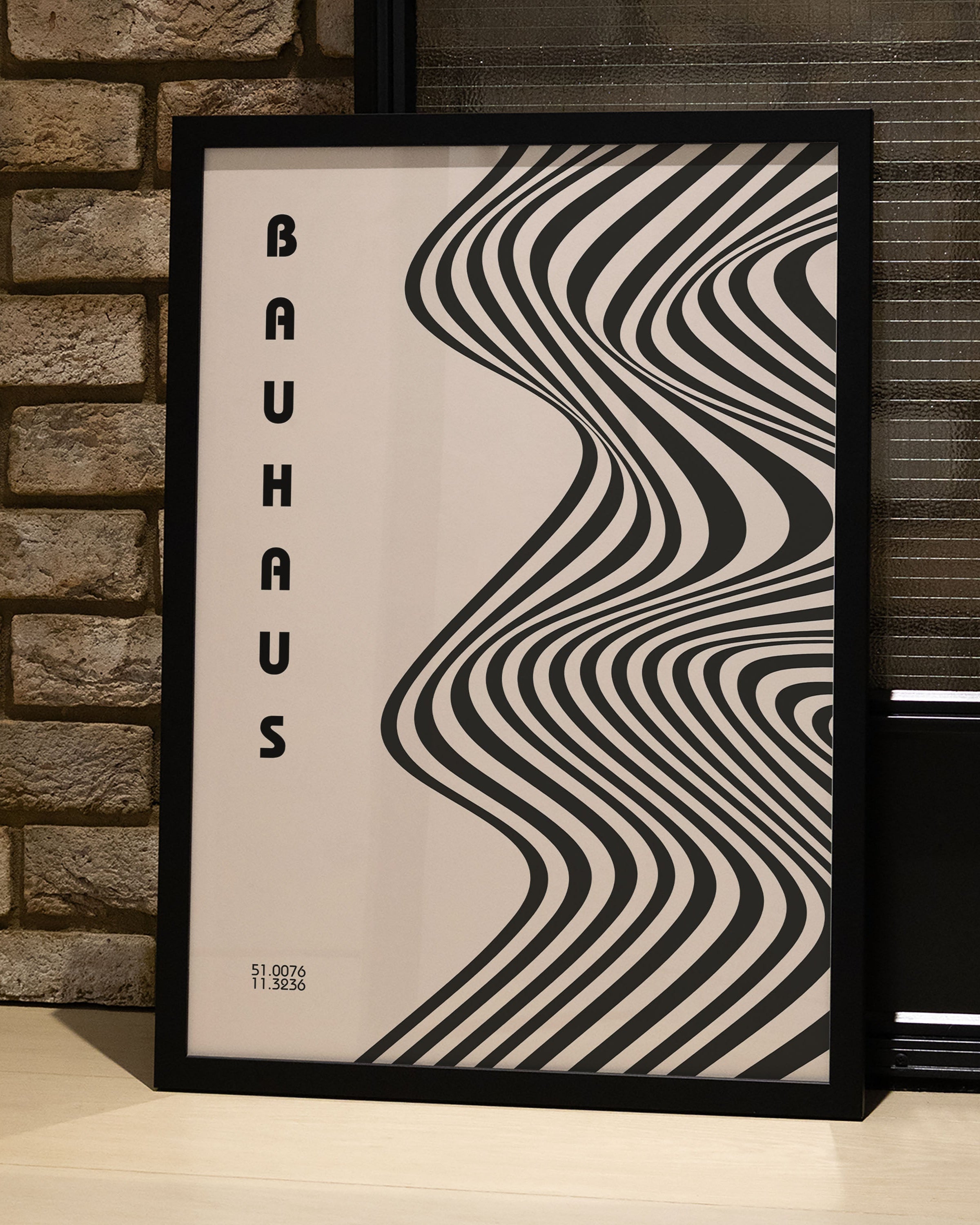 Optik 51.0076° Poster – FineArt Wandbild, moderne Kunst & Fine Art Print von Spawnd, handgefertigt & Made in Germany