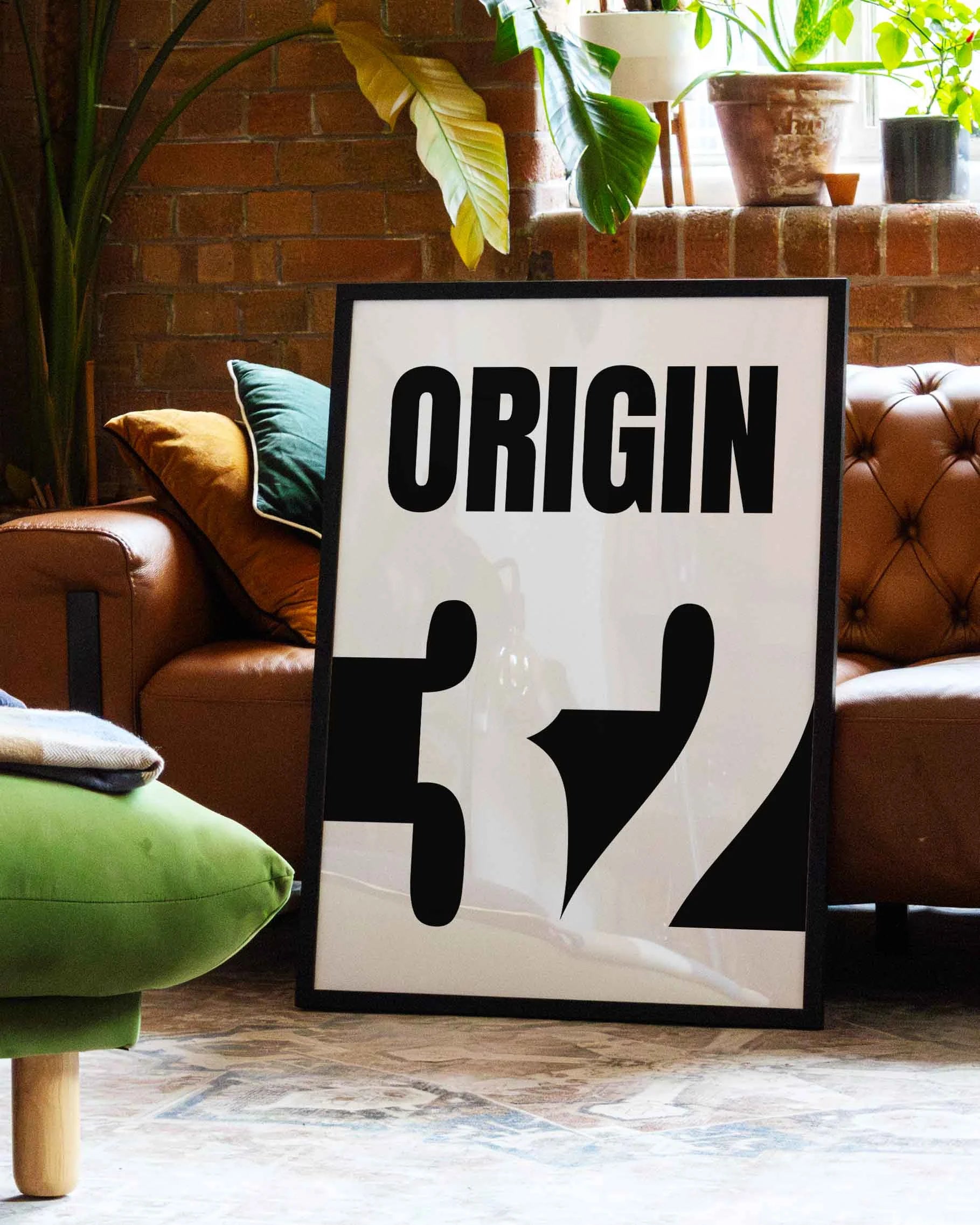 Origin 32 Poster – FineArt Wandbild, moderne Kunst & Fine Art Print von Spawnd, handgefertigt & Made in Germany