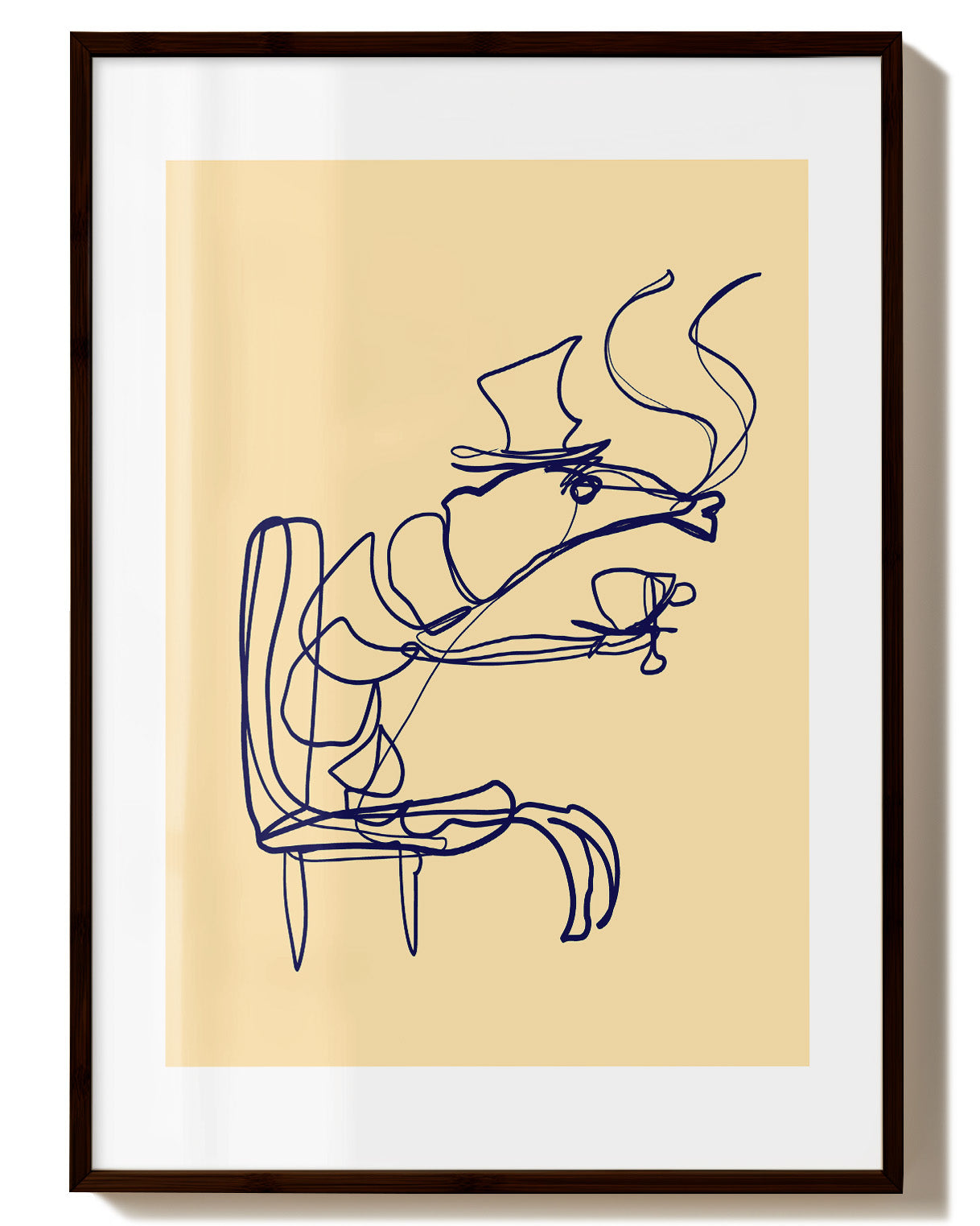 Pacific Shrimp Poster – FineArt Wandbild, moderne Kunst & Fine Art Print von Spawnd, handgefertigt & Made in Germany