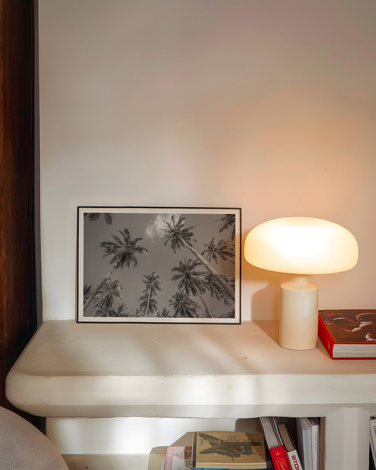 Palmes Poster – FineArt Wandbild, moderne Kunst & Fine Art Print von Spawnd, handgefertigt & Made in Germany