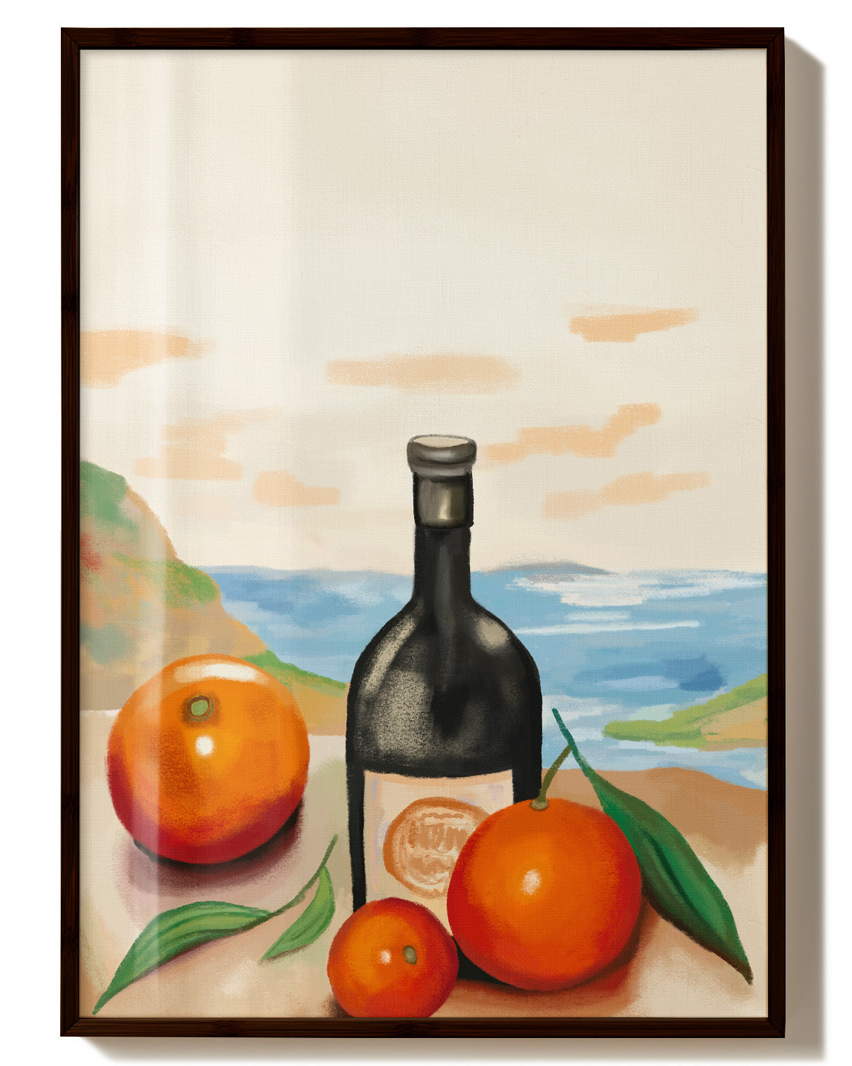 Pomodori al Sole Poster – FineArt Wandbild, moderne Kunst & Fine Art Print von Spawnd, handgefertigt & Made in Germany