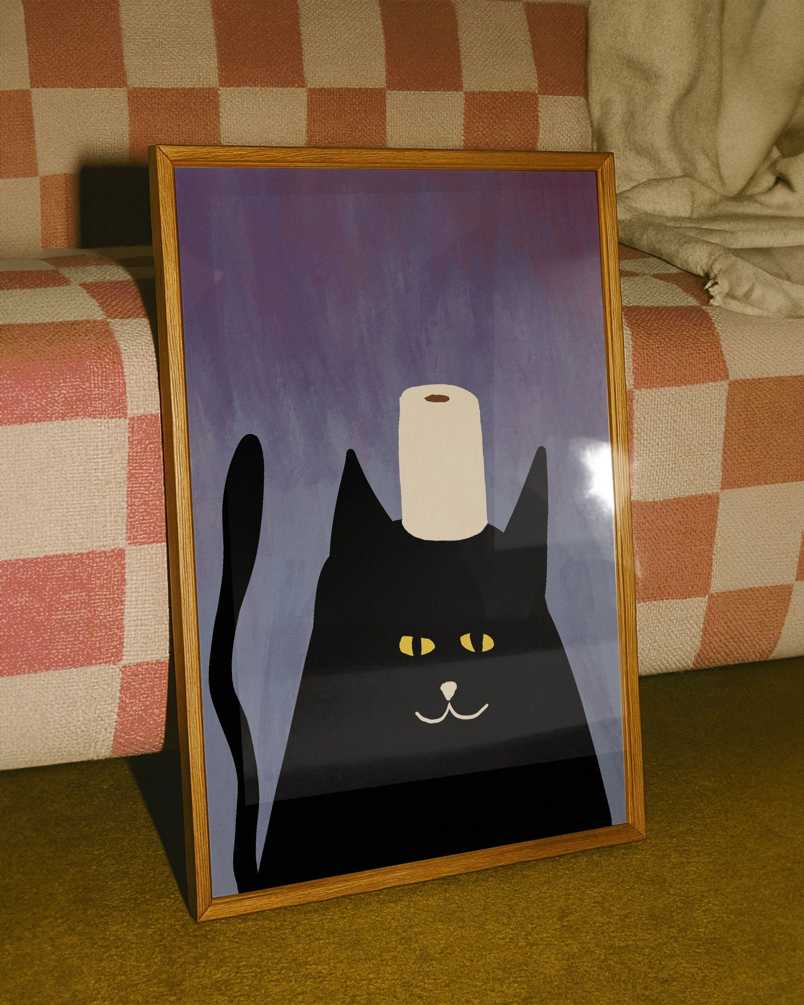 Pooping? Poster – FineArt Wandbild, moderne Kunst & Fine Art Print von Spawnd, handgefertigt & Made in Germany