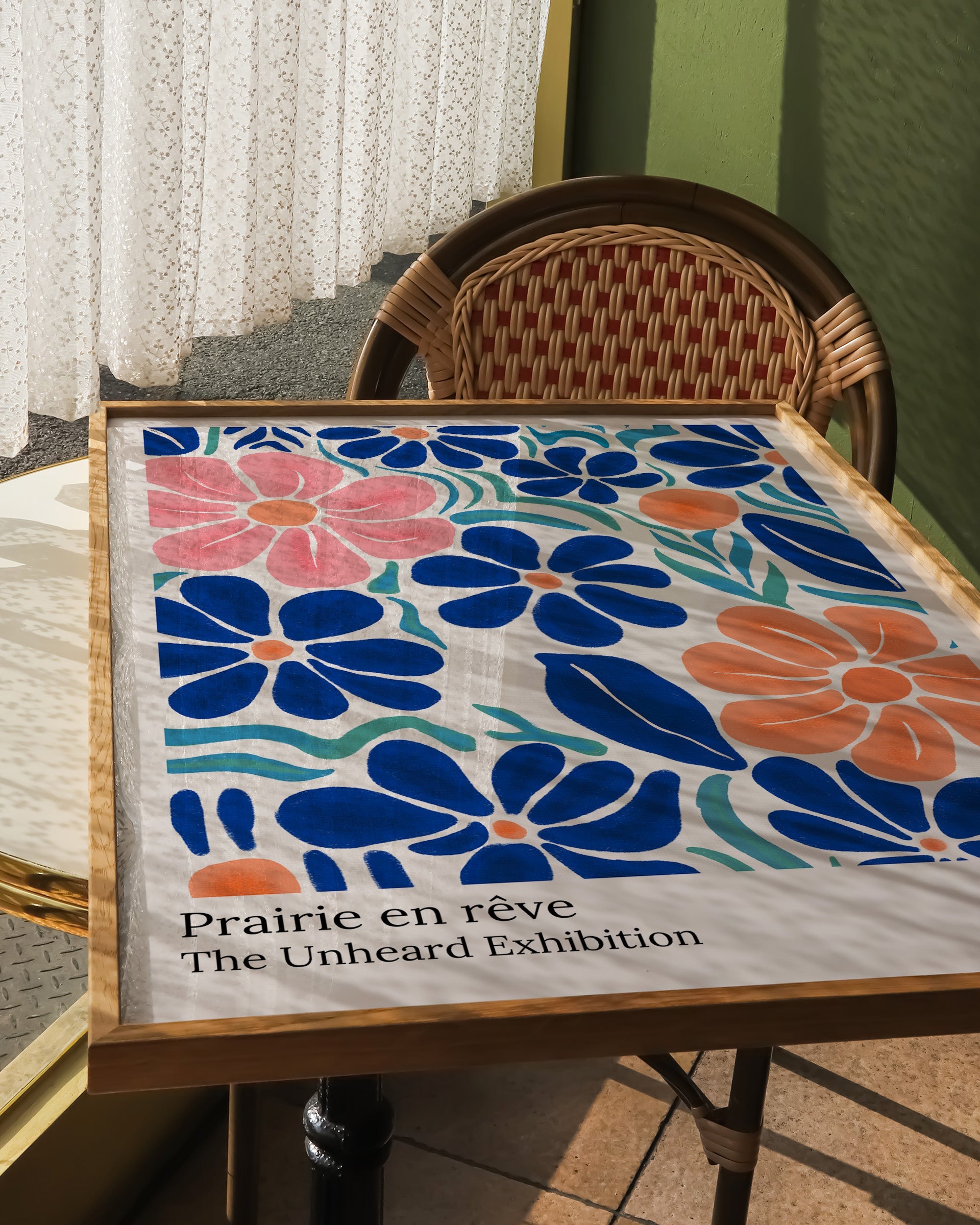 Prairie en rêve Poster – FineArt Wandbild, moderne Kunst & Fine Art Print von Spawnd, handgefertigt & Made in Germany